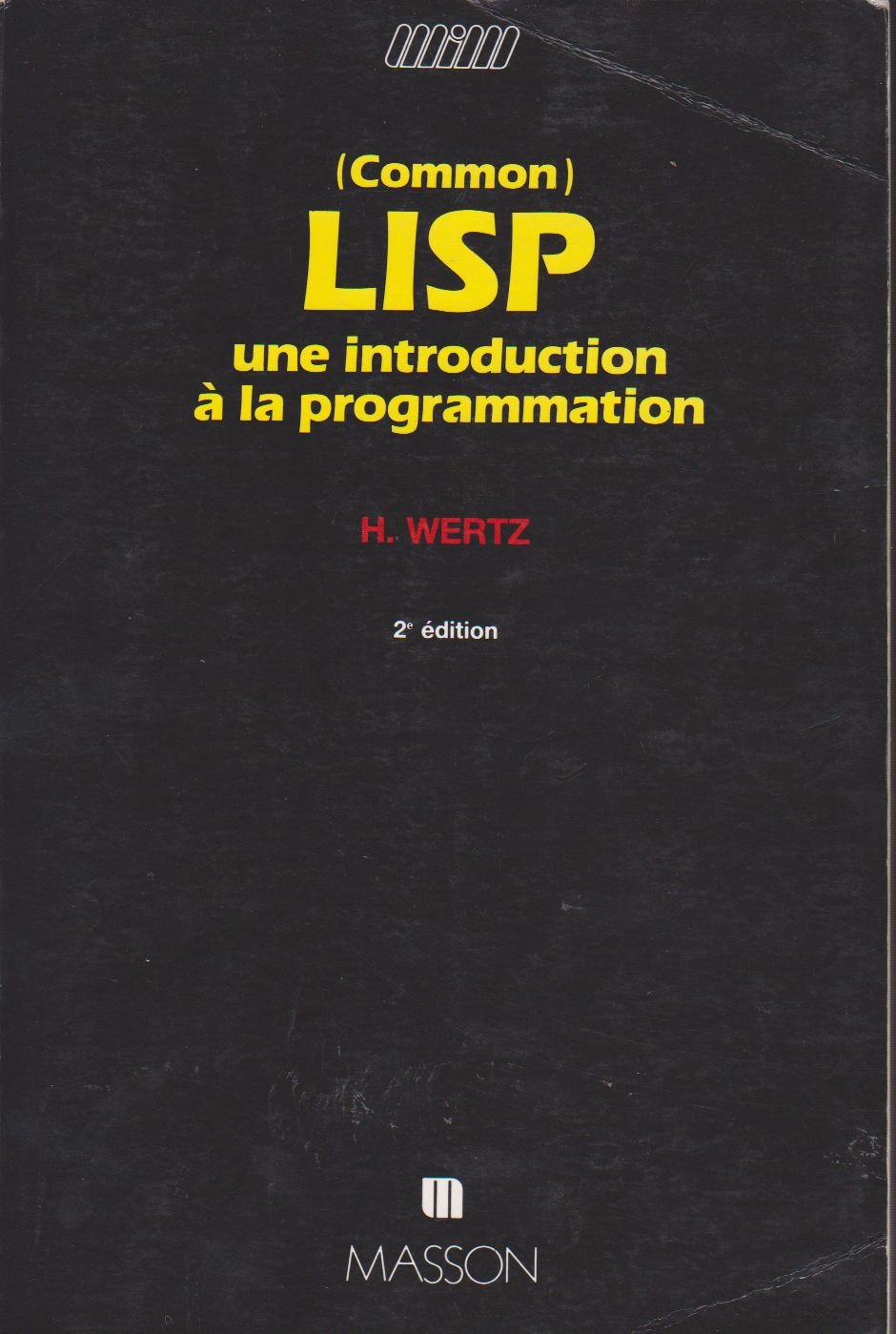(Common) LISP : une introduction à la programmation 9782225817519