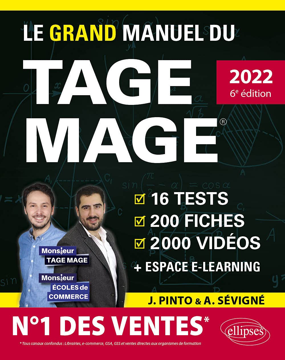 Le grand manuel du TAGE MAGE: 16 tests blancs + 200 fiches de cours + 2000 vidéos 9782340058033