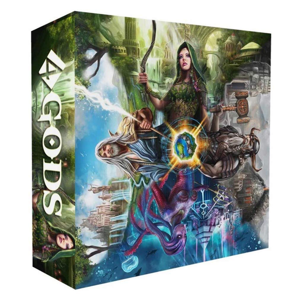 Asmodee Ludically | 4 Gods | Jeu de société | À partir de 10 Ans | 2 à 4 Joueurs | 20 Minutes 3760184940215