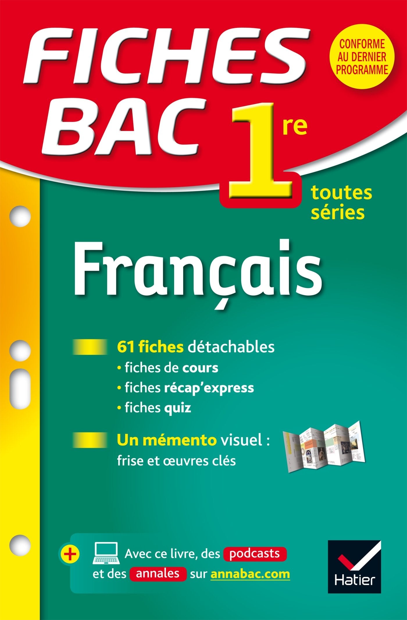 Fiches BAC 1re, français 9782218986086