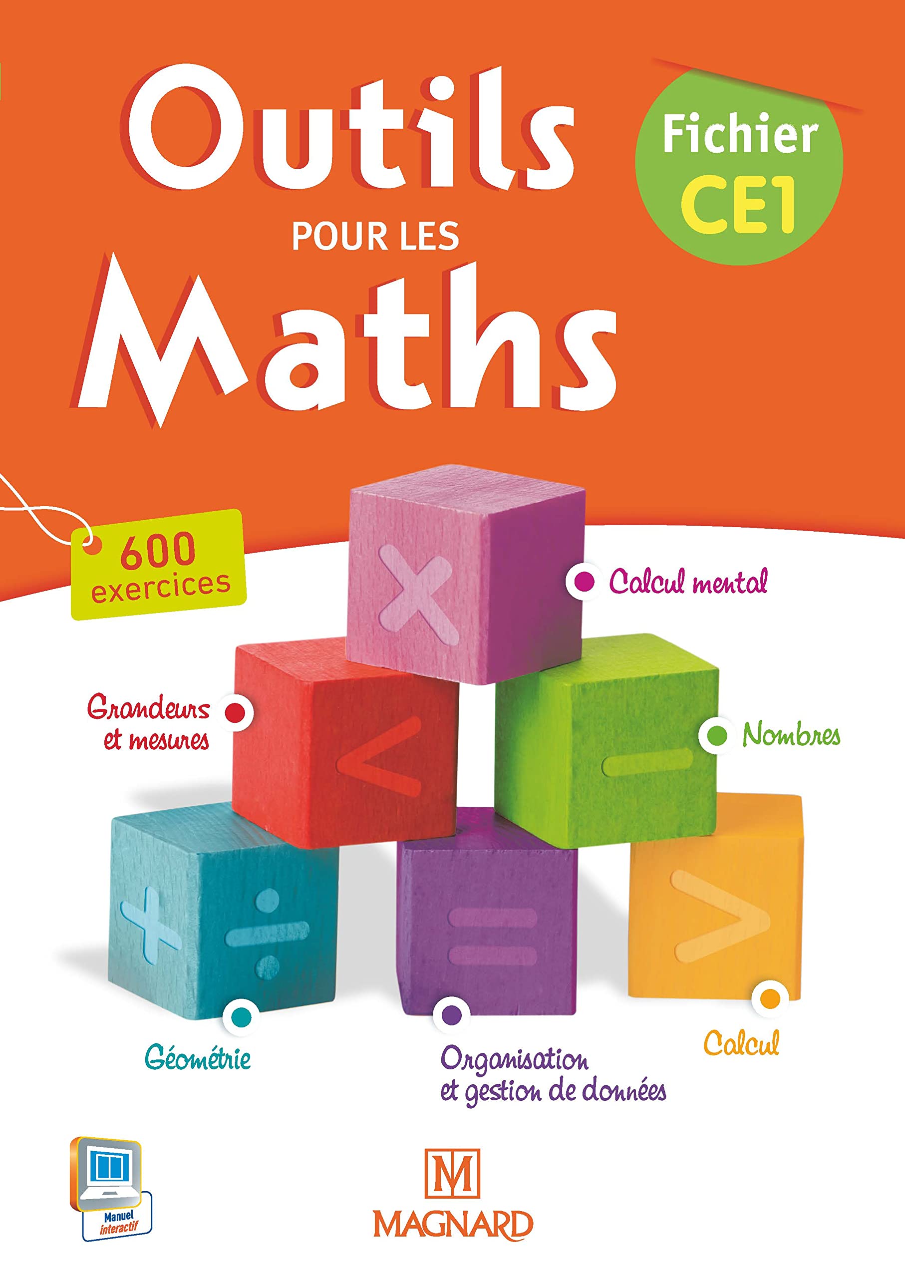 Outils pour les Maths CE1 (2014) - Fichier de l'élève 9782210500310