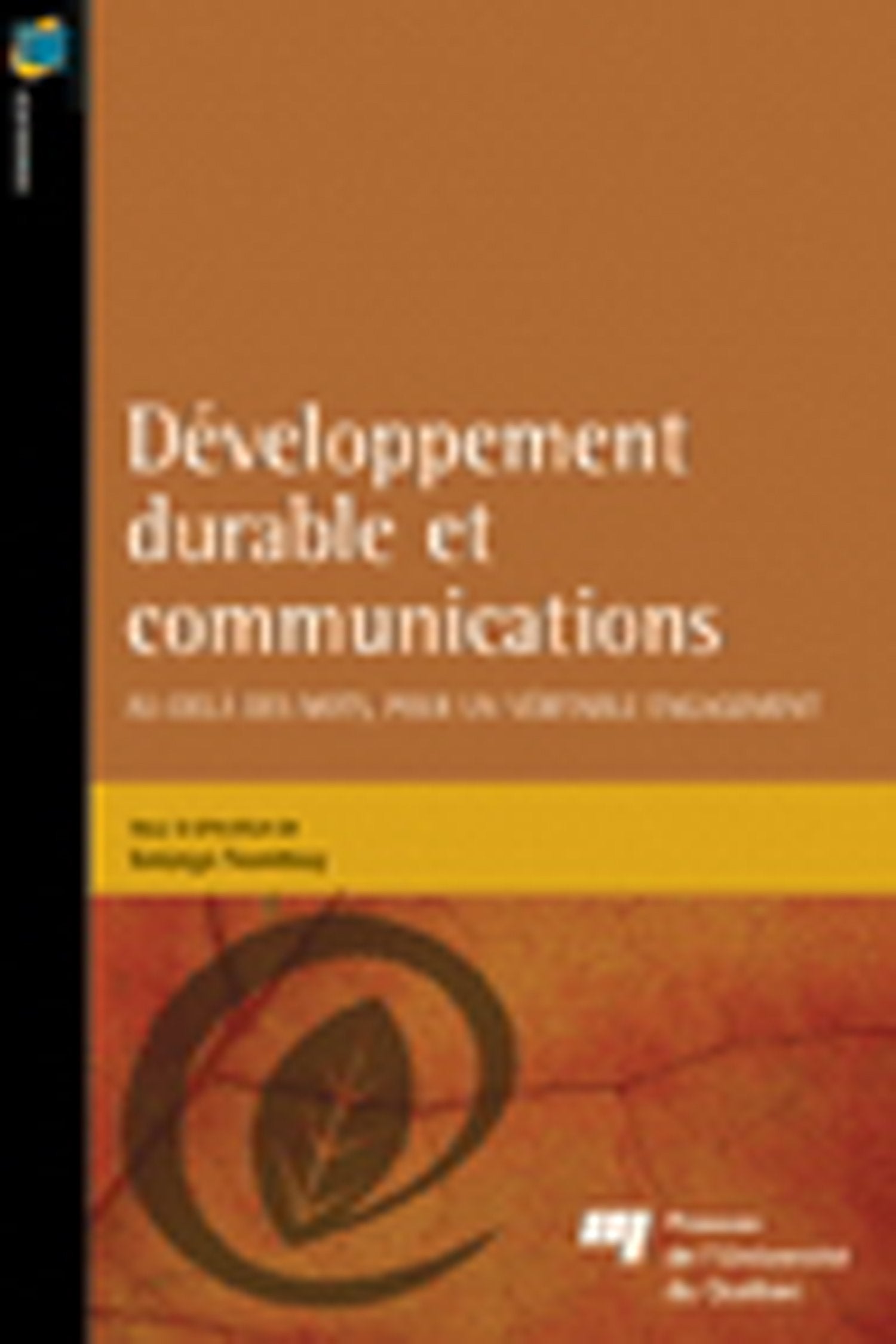 DEVELOPPEMENT DURABLE ET COMMUNICATIONS.AU-DELA DES MOTS POU 9782760514690