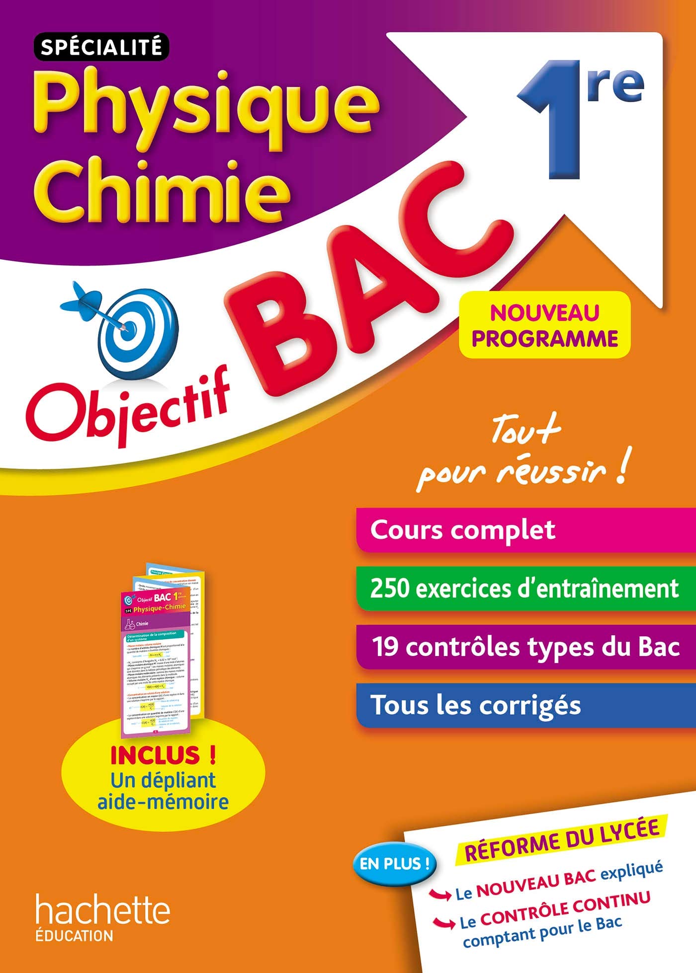 Objectif Bac Spécialité Physique Chimie 1ère 9782017082132