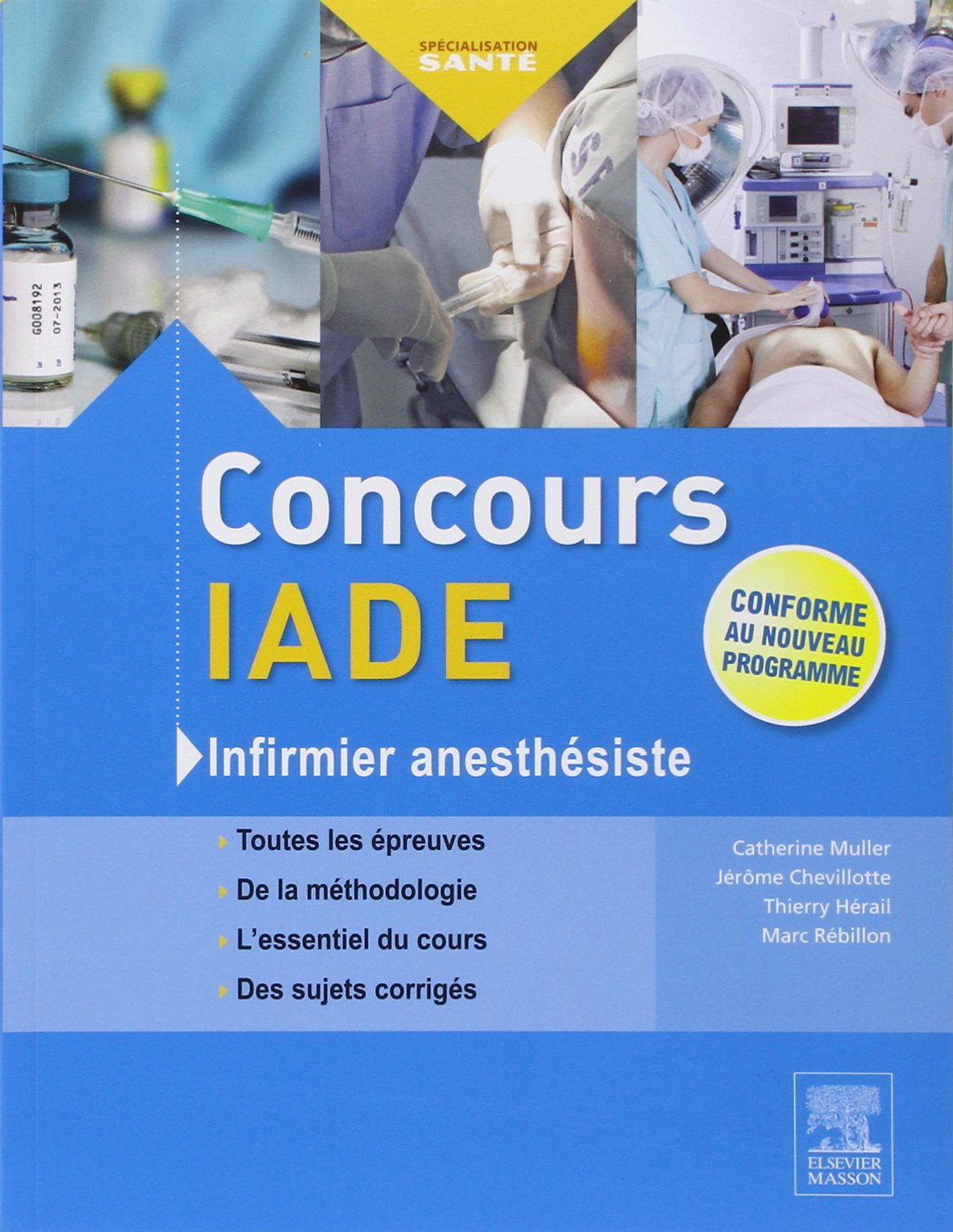 Concours IADE: Infirmier anesthésiste 9782294738890