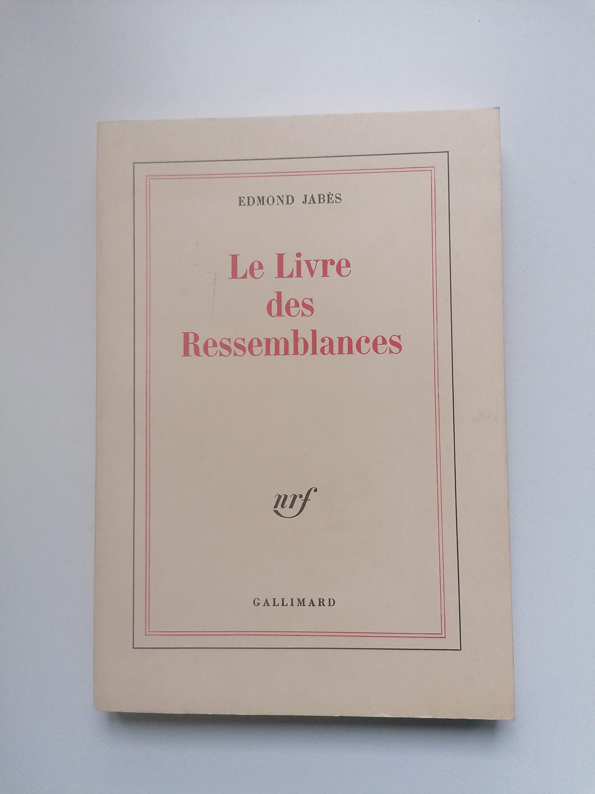 Le livre des ressemblances 9782070294374
