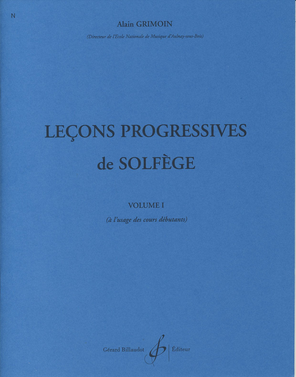 30 LECONS PROGRESSIVES DE SOLFEGE VOLUME 1 9790043013228