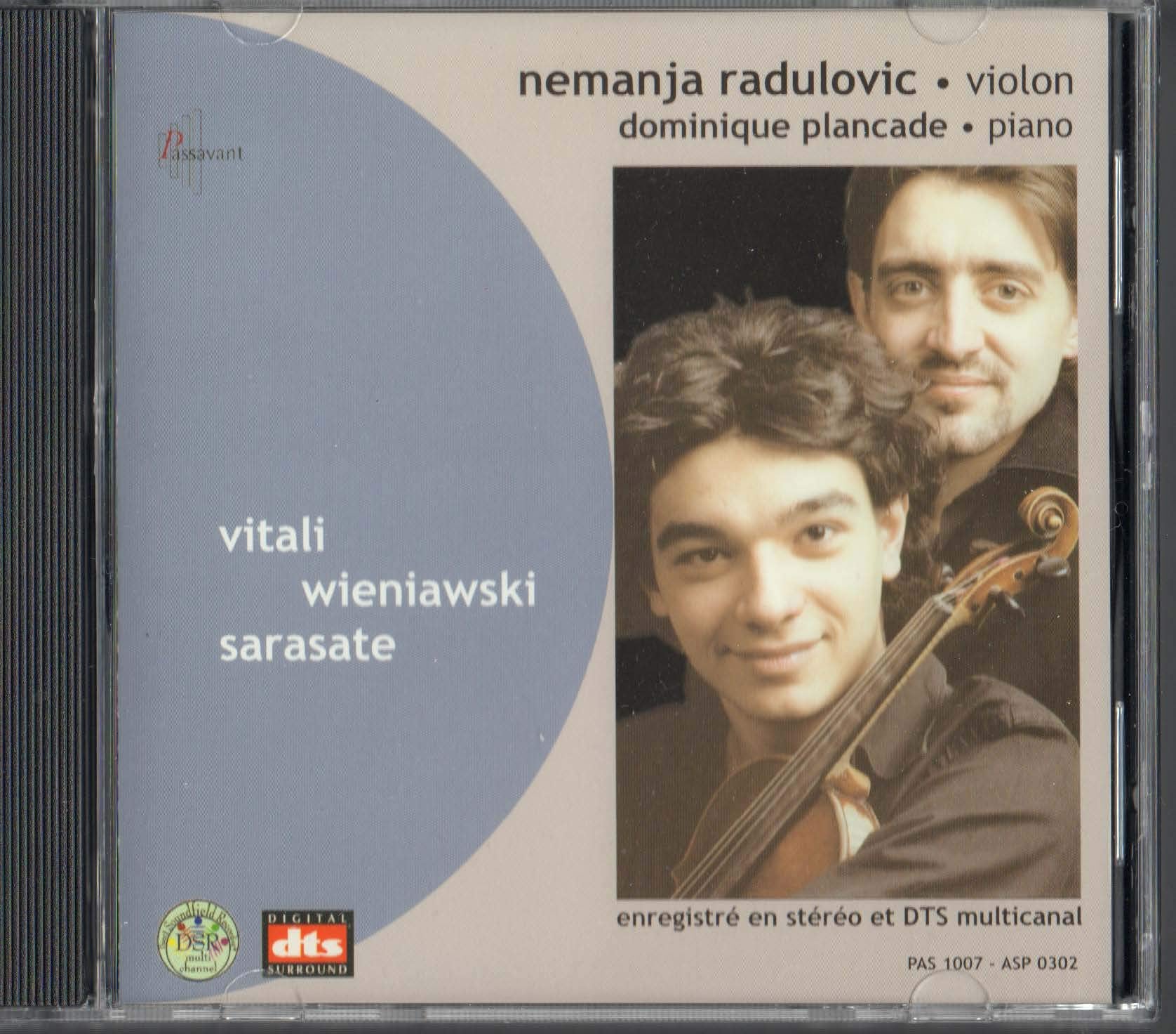 Radulovic Violon Plancade Piano 3361540010070