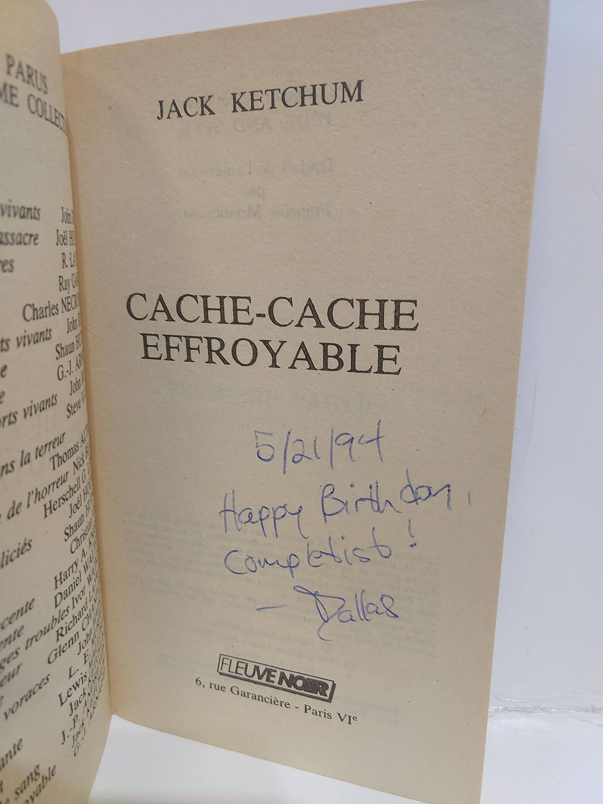 Cache-cache effroyable 9782265033504