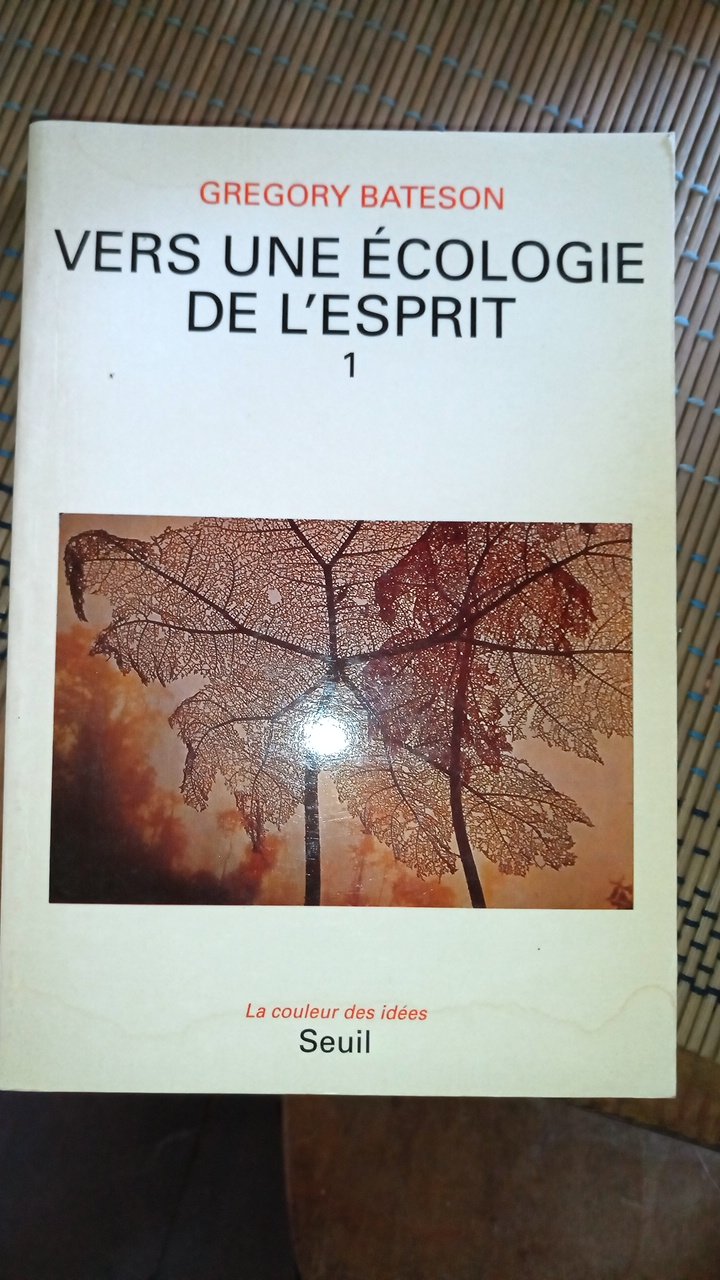 Vers une écologie de l'esprit 9782020123013