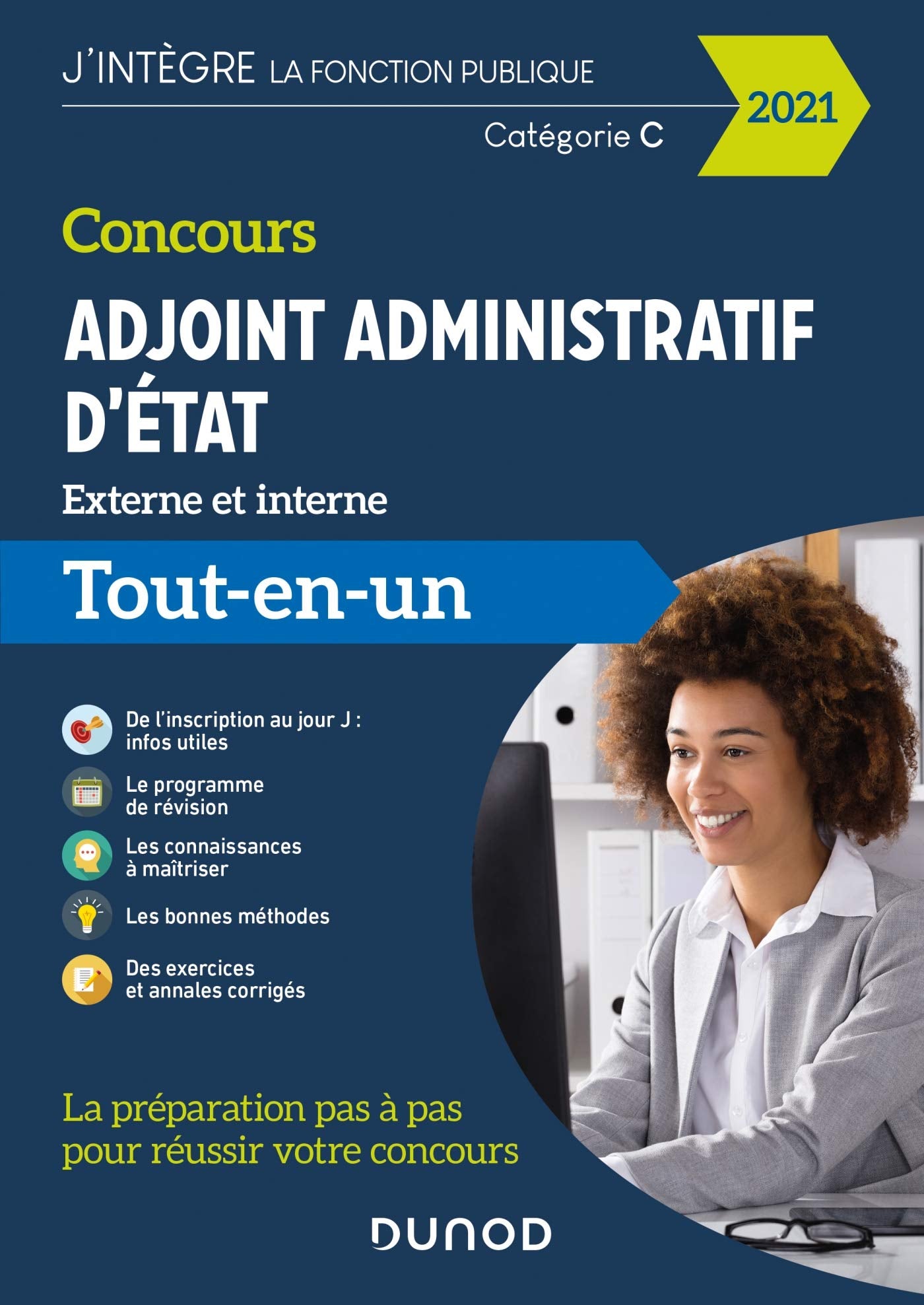 Concours Adjoint administratif d'Etat - 2021 - Externe et interne - Tout-en-un: Tout-en-un (2021) 9782100814671