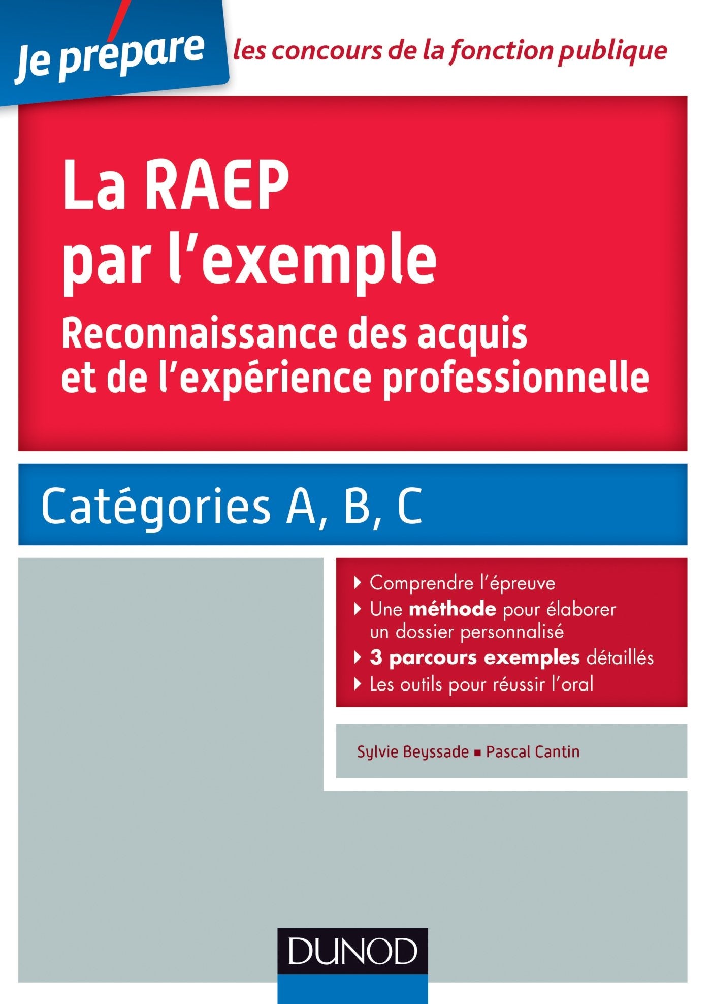 La RAEP par l'exemple: Reconnaissance des acquis par l'expérience professionnelle, Catégories A, B, C 9782100709663