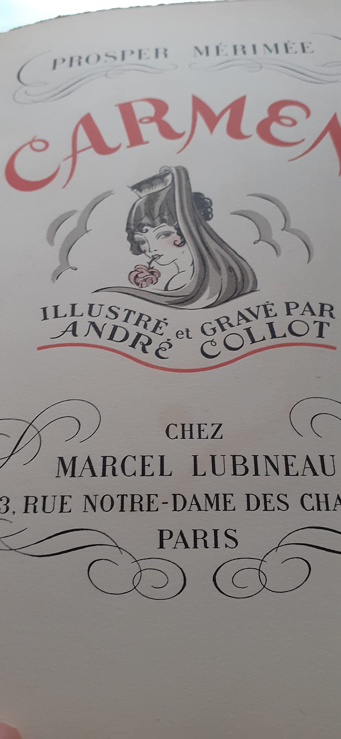 Carmen. Illustré et gravé par André Collot.?