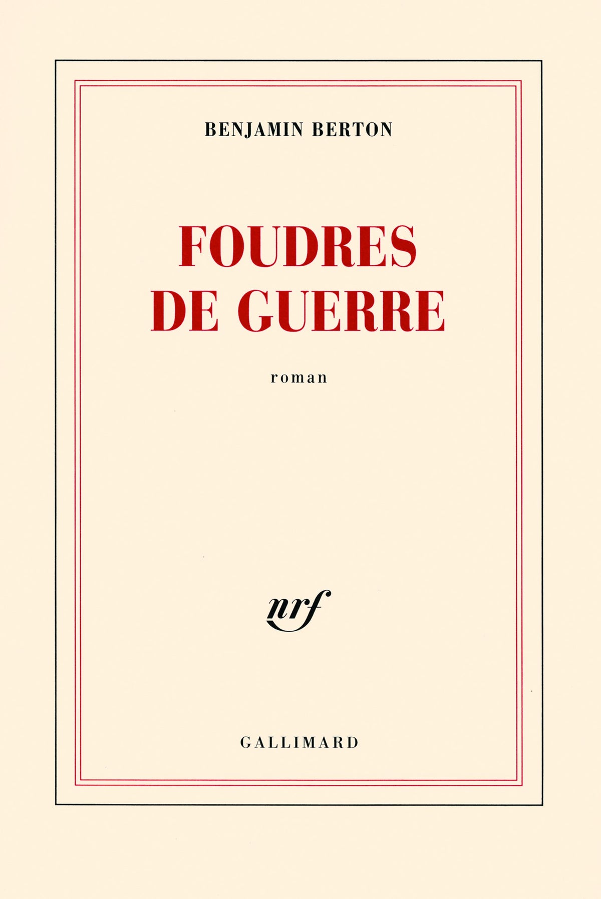 Foudres de guerre 9782070783007