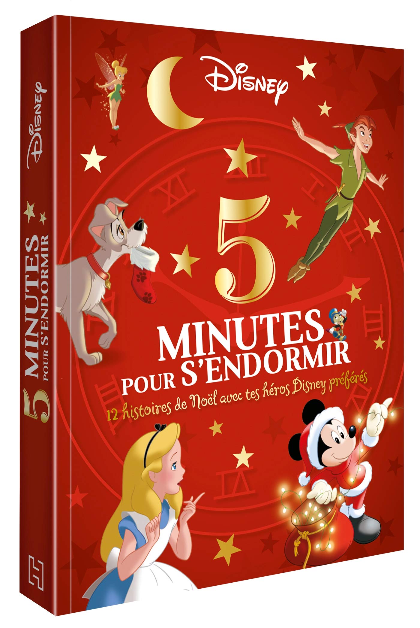 DISNEY - 5 Minutes pour s'endormir - 12 histoires de Noël avec tes héros Disney préférés 9782017054955