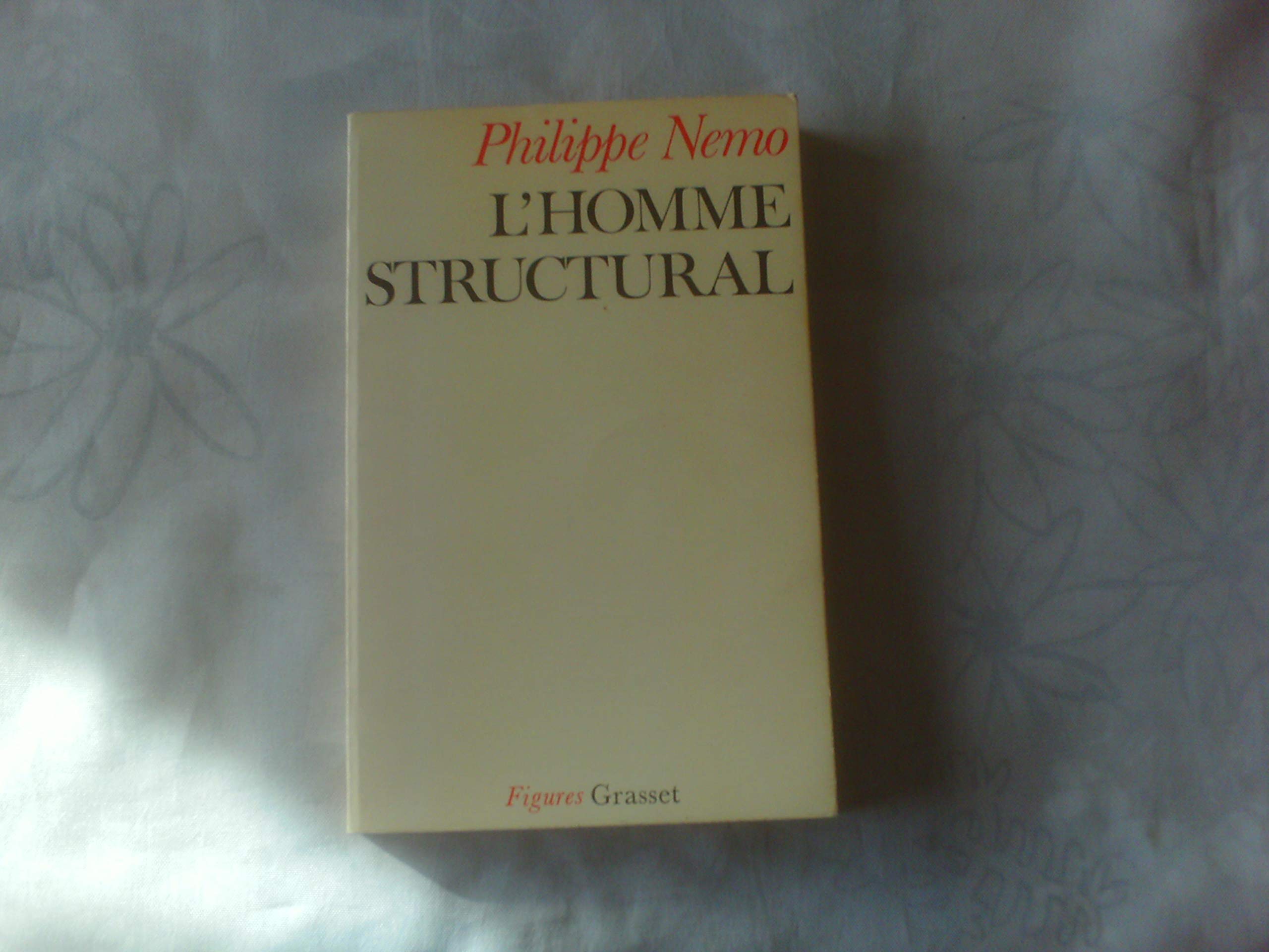 L'homme structural 9782246001843