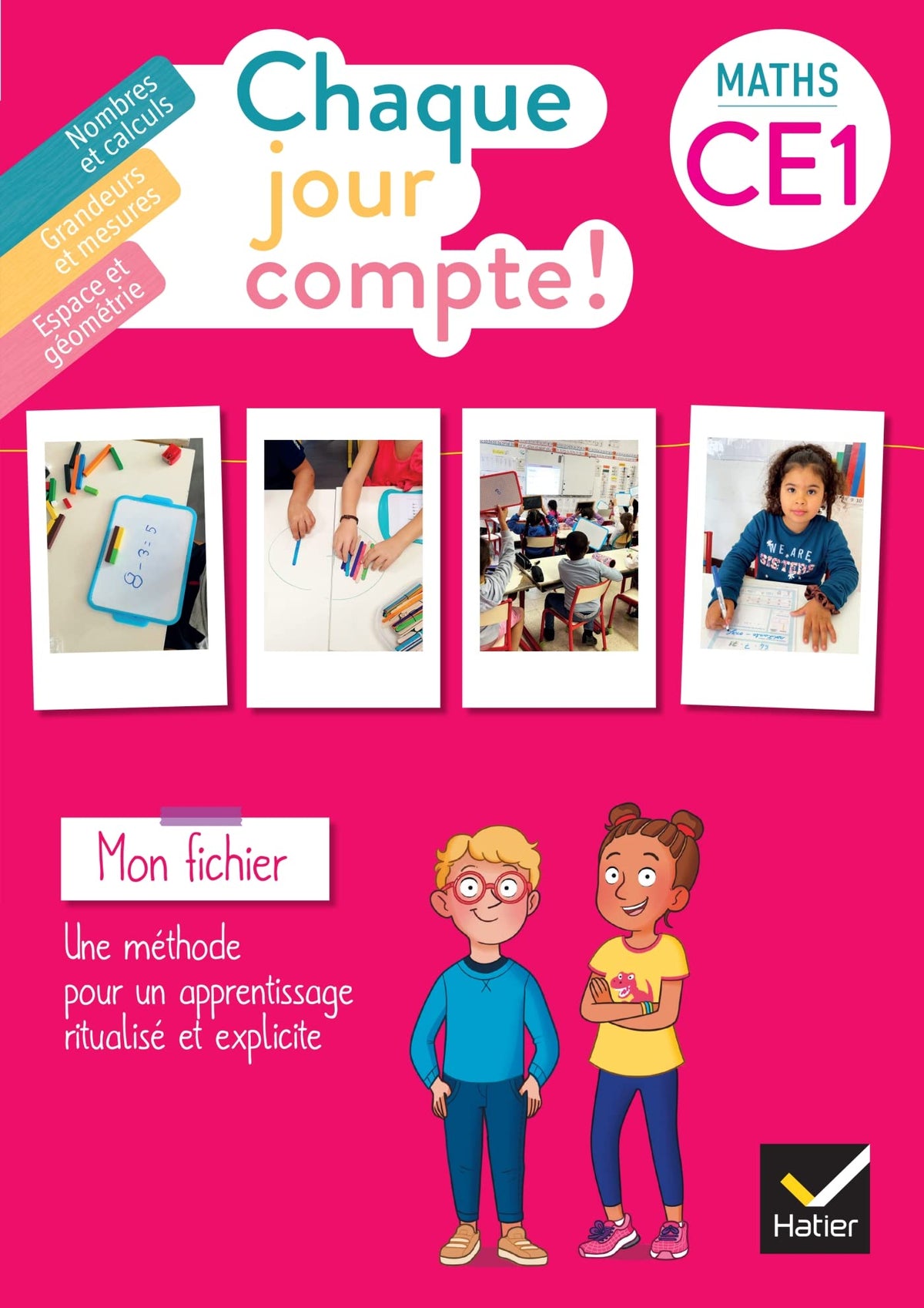 Chaque jour compte - Maths CE1 Ed. 2023 - Fichier de l'élève 9782401096509