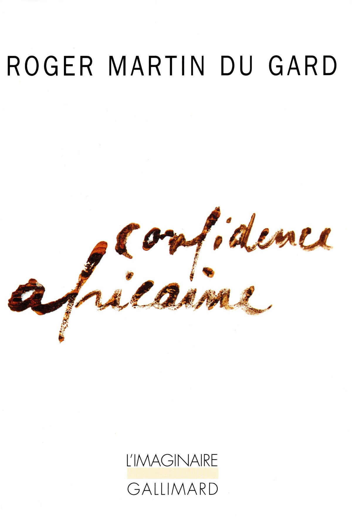 Confidence africaine 9782070741908