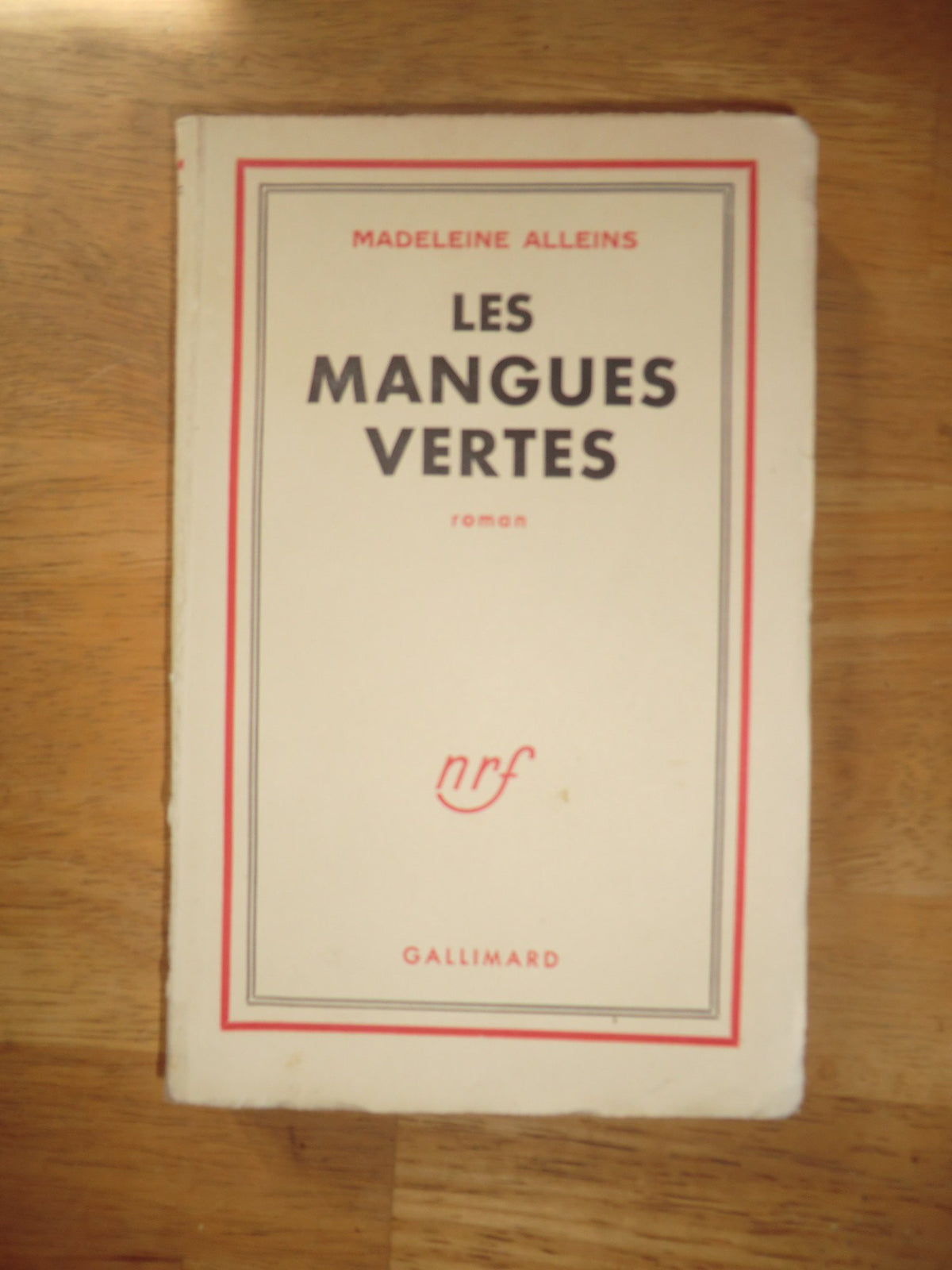 Les mangues vertes 9782070160310