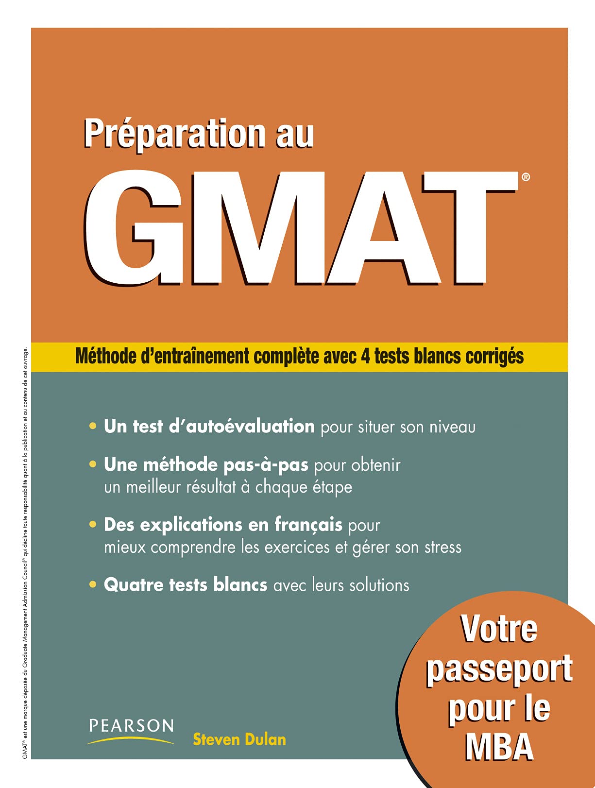 PREPARATION AU GMAT 9782744073694