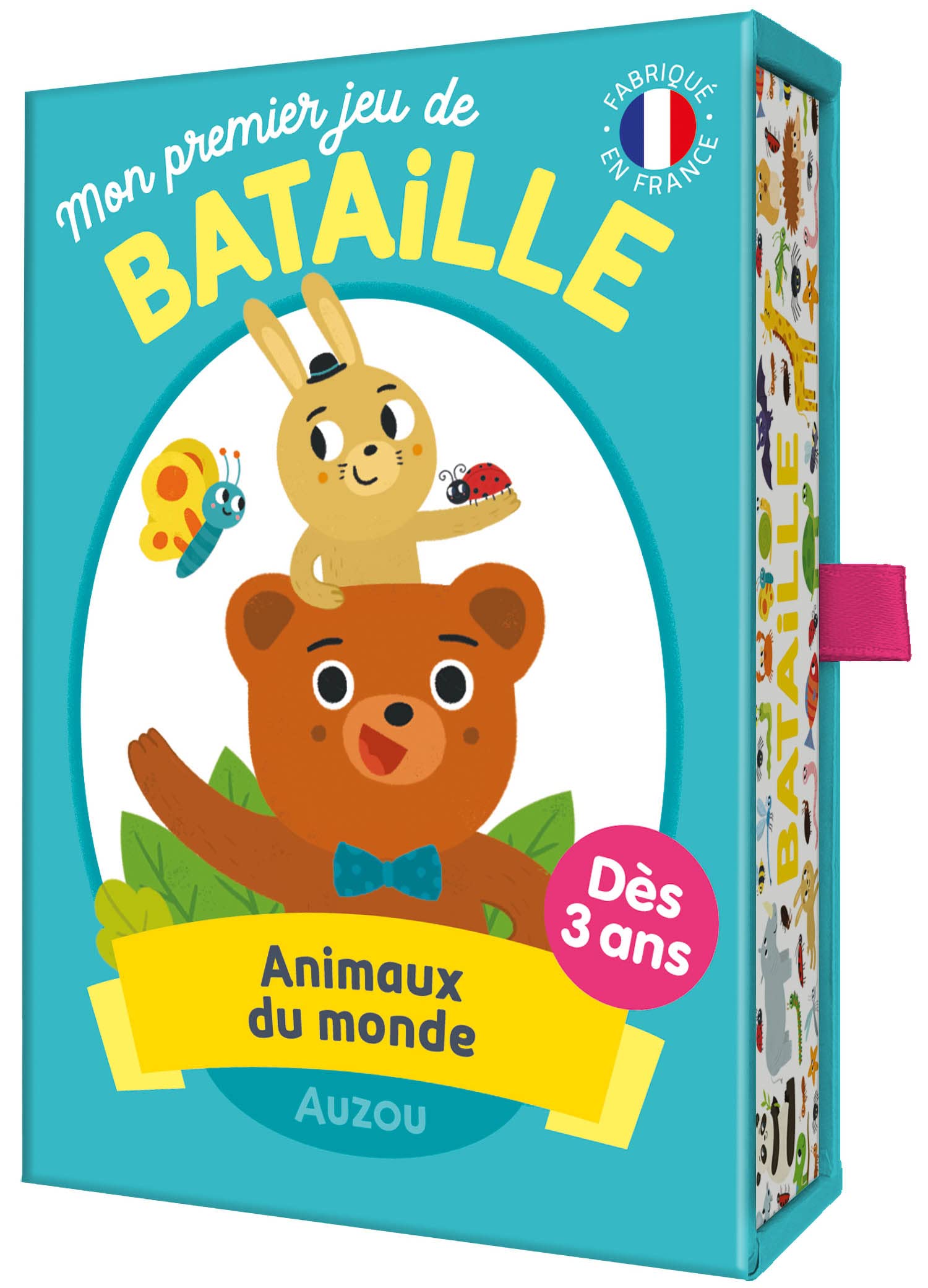Mon premier jeu de bataille - Animaux du monde 9782733853023