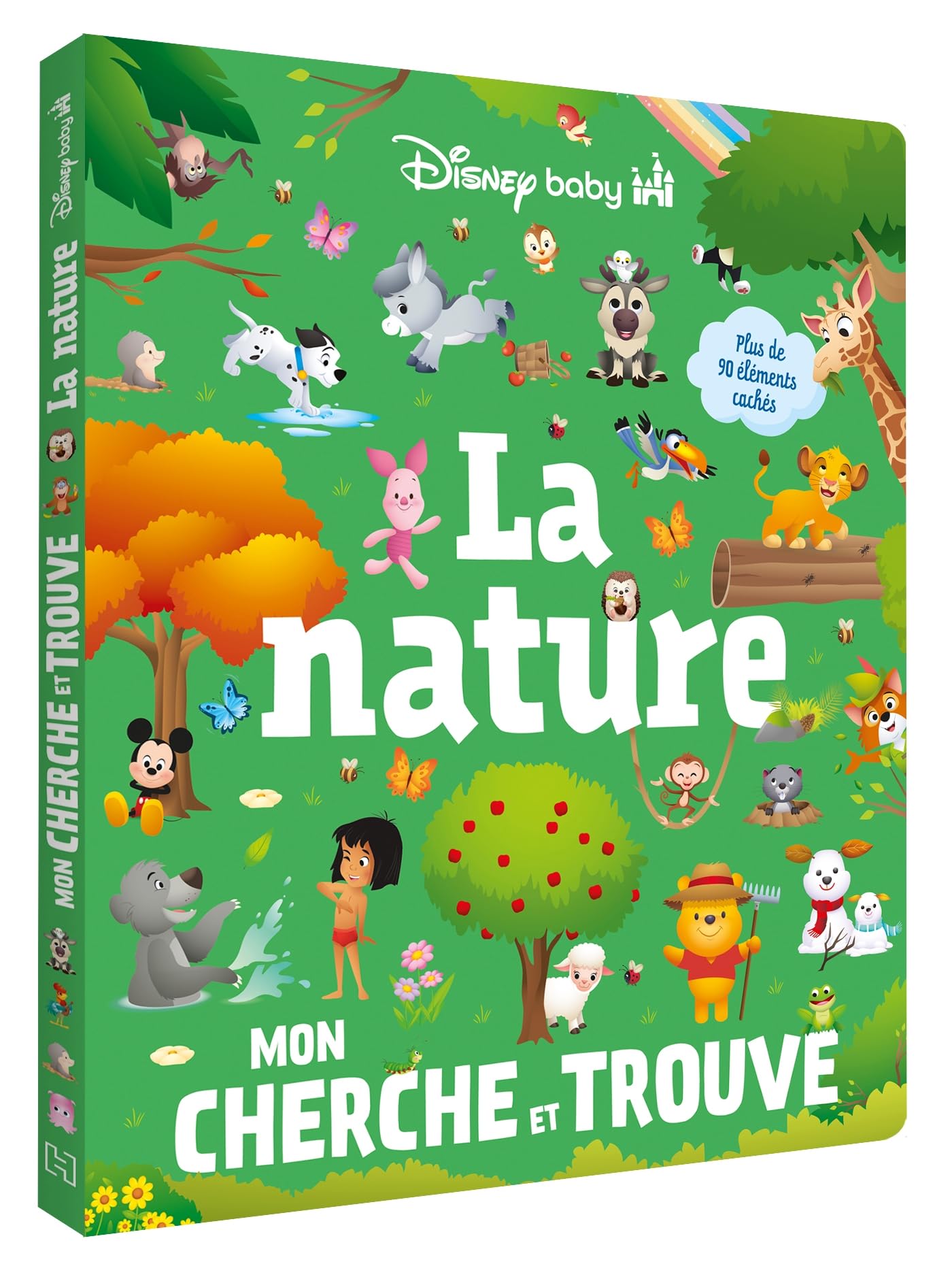 DISNEY BABY - Mon Cherche et Trouve - La Nature - Plus de 90 éléments à trouver 9782017890126