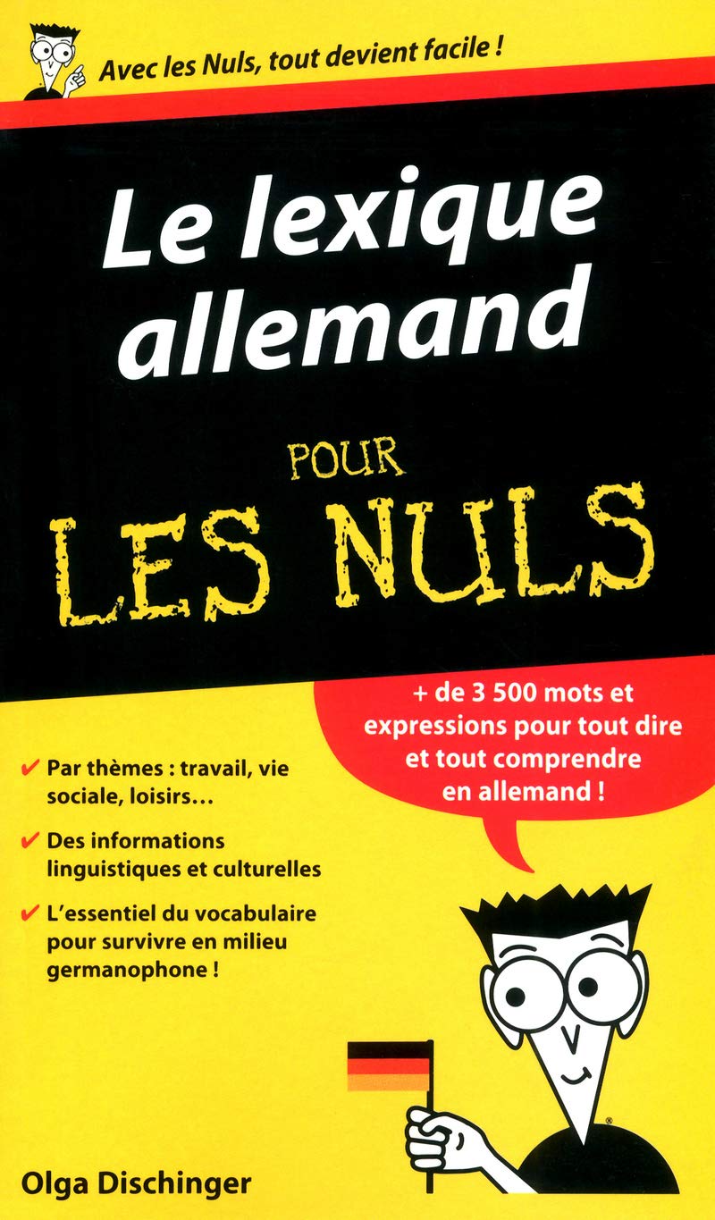 Le Lexique allemand Guide de conversation Pour les Nuls 9782754035804