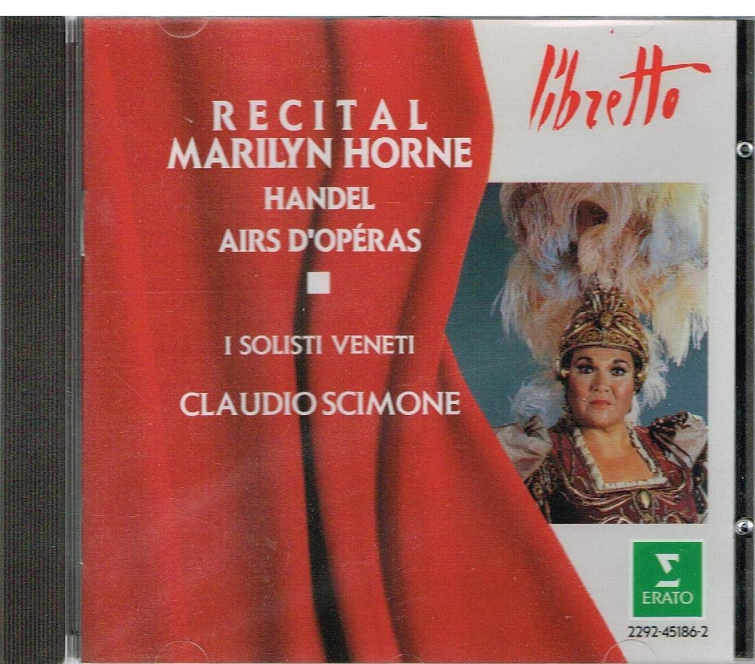 Haendel Airs d'Opéras: Récital Marilyn Horne 0022924518621