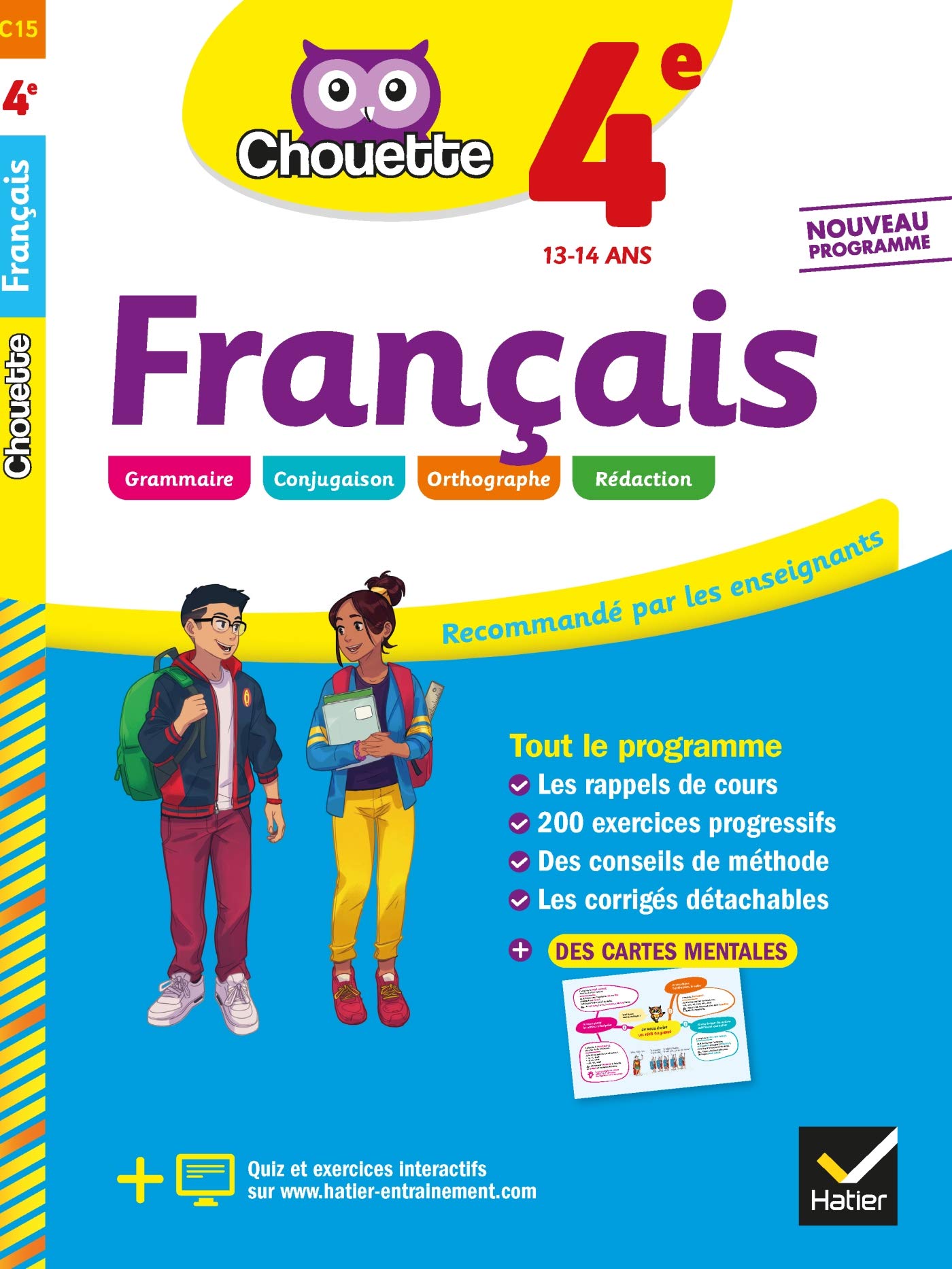 Français 4e: cahier d'entraînement et de révision 9782401051317