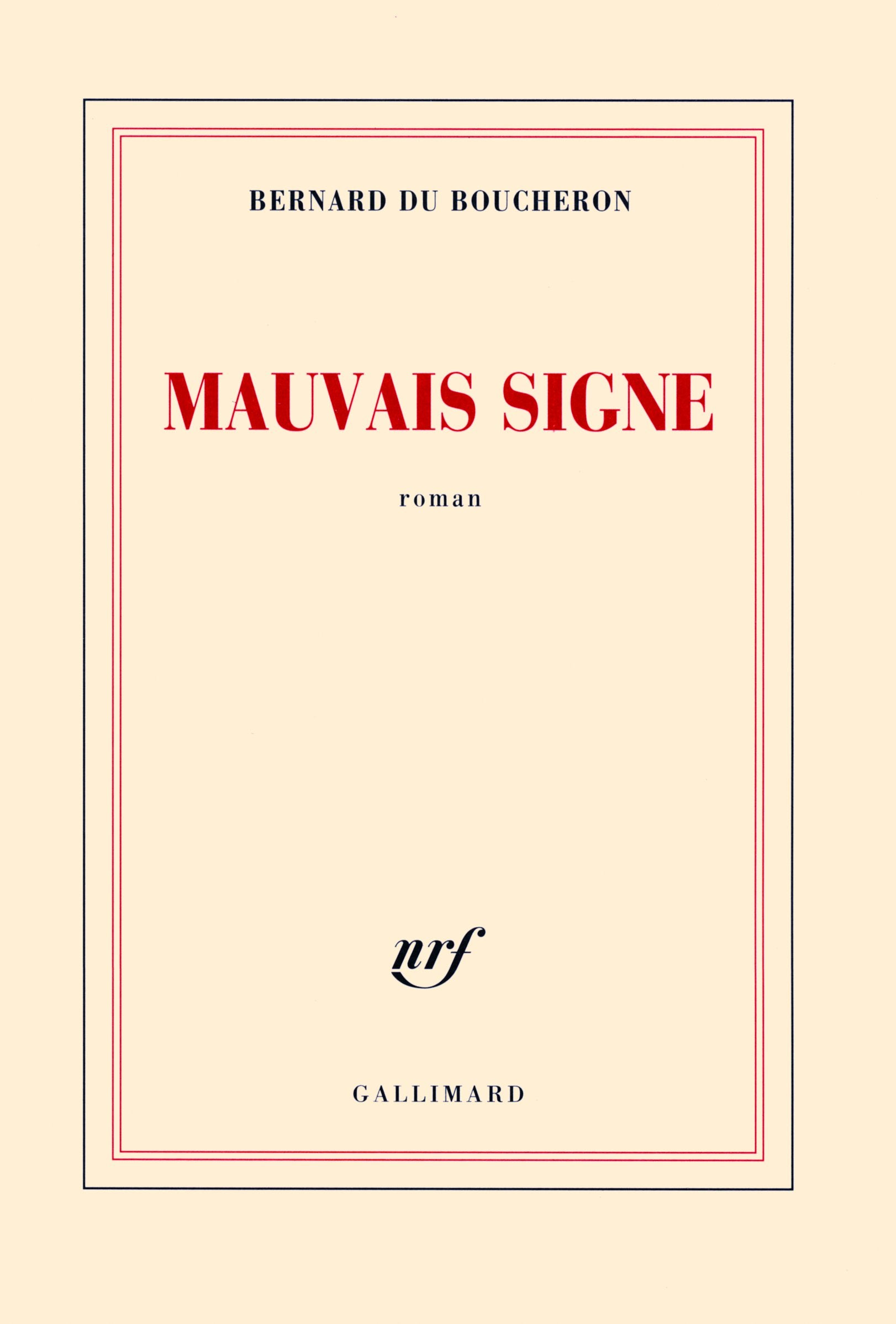 Mauvais signe 9782070136360