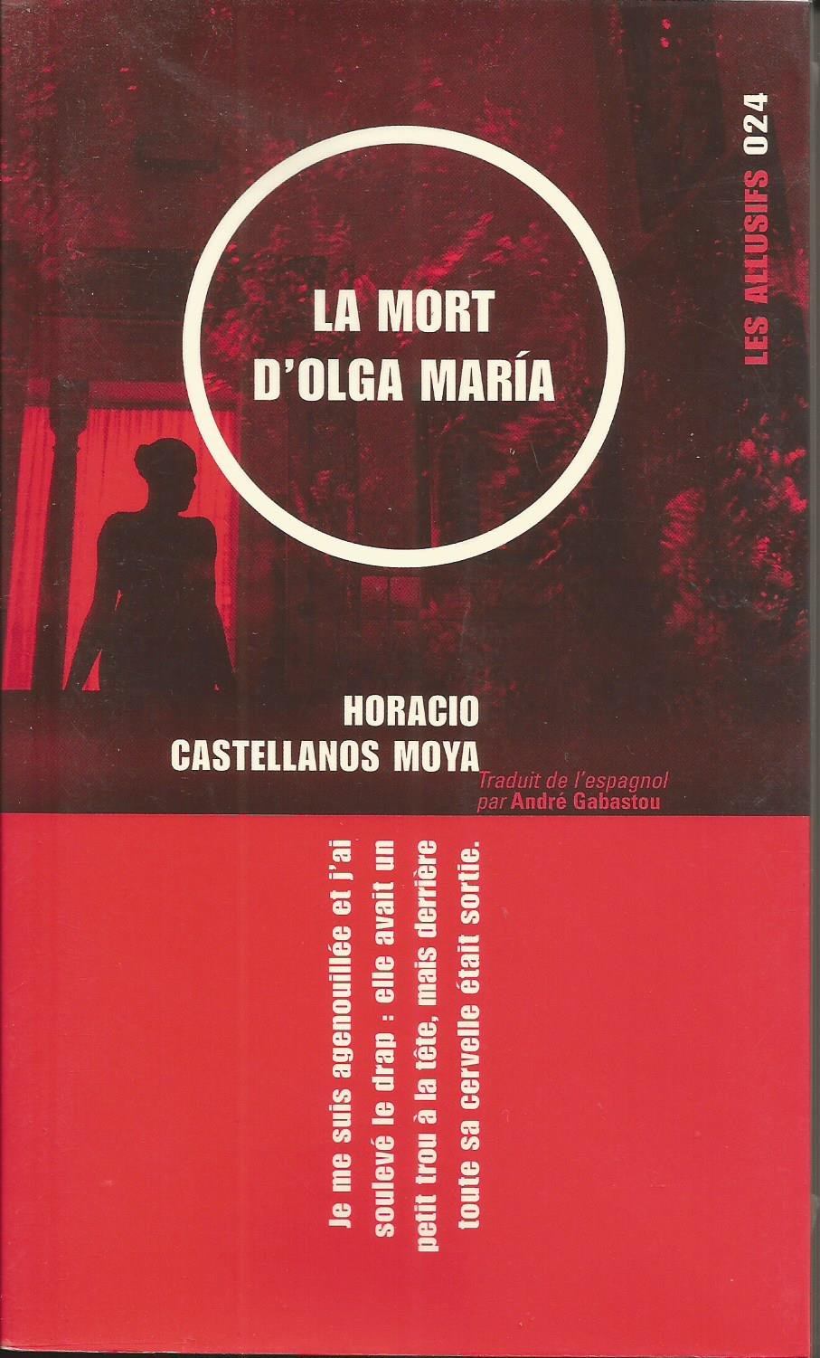 La mort d'Olga Maria 9782922868272