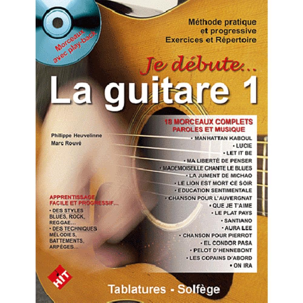 Je débute... La Guitare (+ CD morceaux avec play-back) 3554270147011