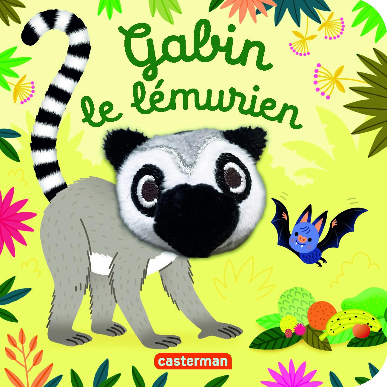 Gabin le Lémurien: Livre marionnette pour bébé - dès 3 mois 9782203247635