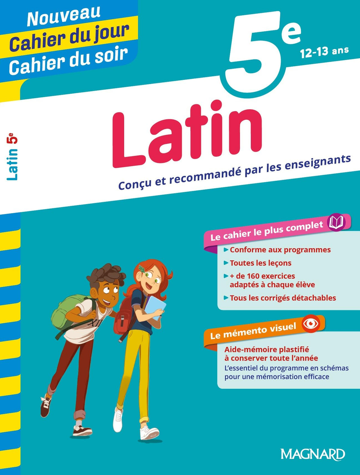 Latin 5e - Cahier du jour Cahier du soir 9782210762473