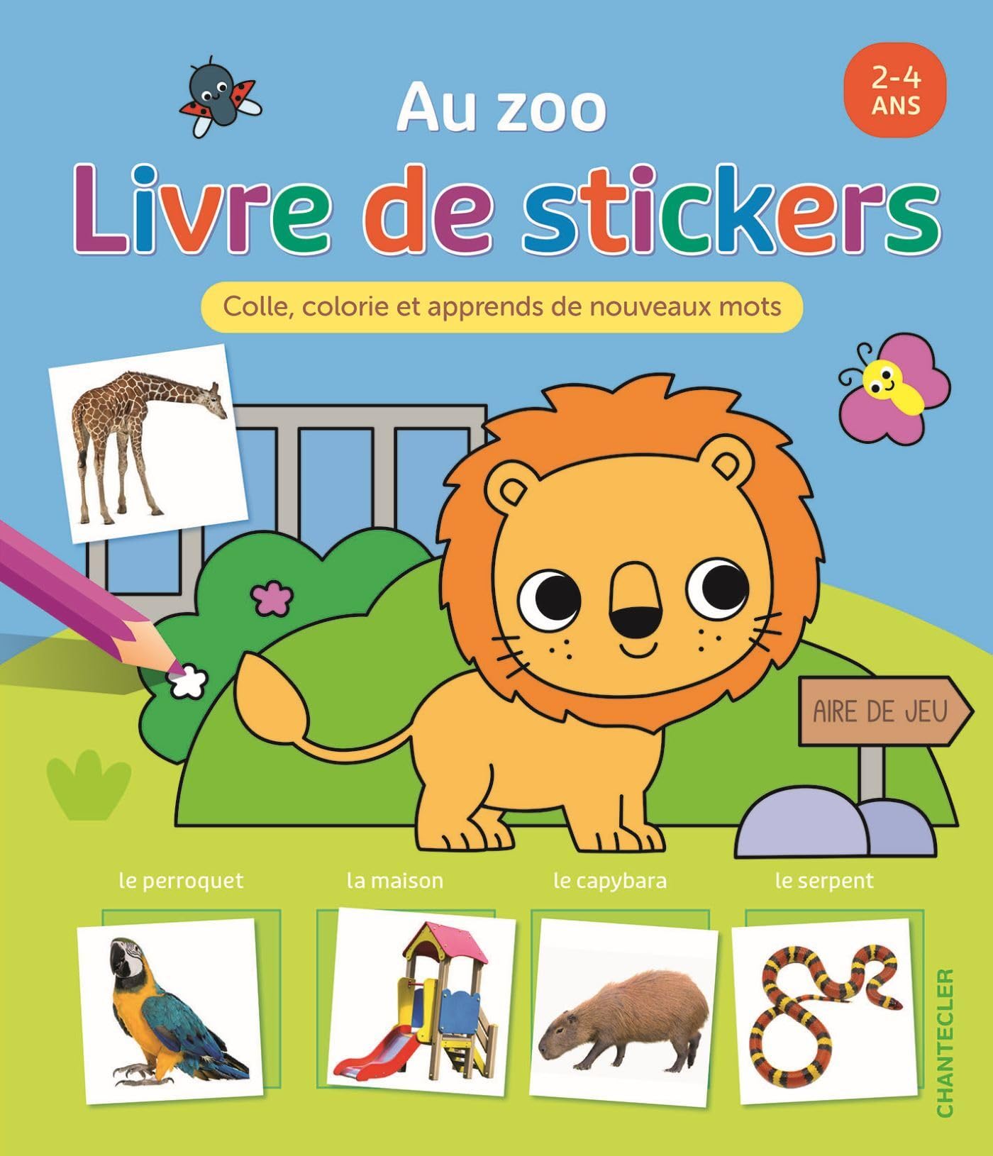 Au zoo - Livre de stickers (avec photos) (2-4 a.) 9782803464753