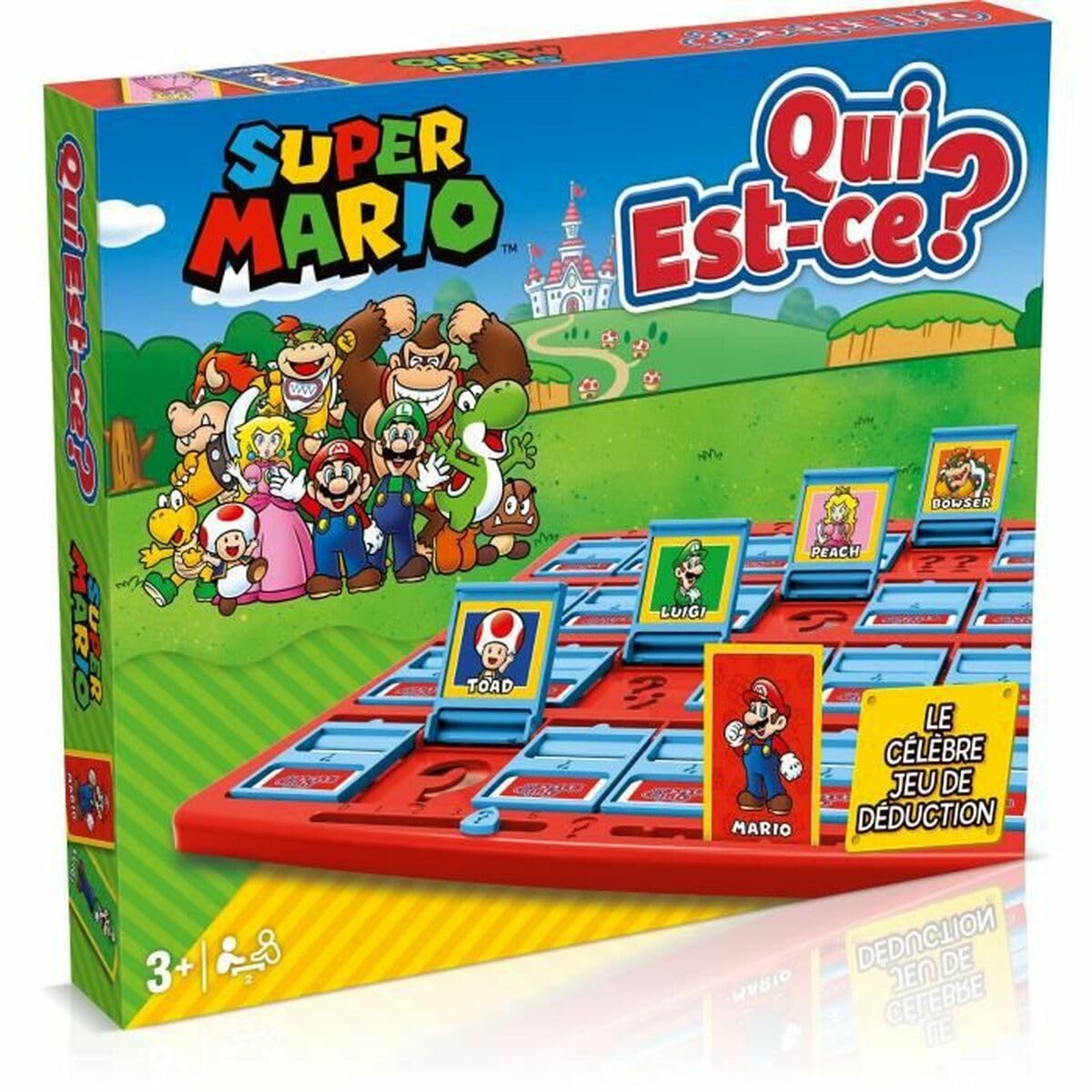 Winning Moves Qui Est Ce Jeux de Societe Super Mario - Jeux pour Enfants 6 Plus - Jeu de Plateau Famille pour 2+ Joueurs - Version française 5036905049672