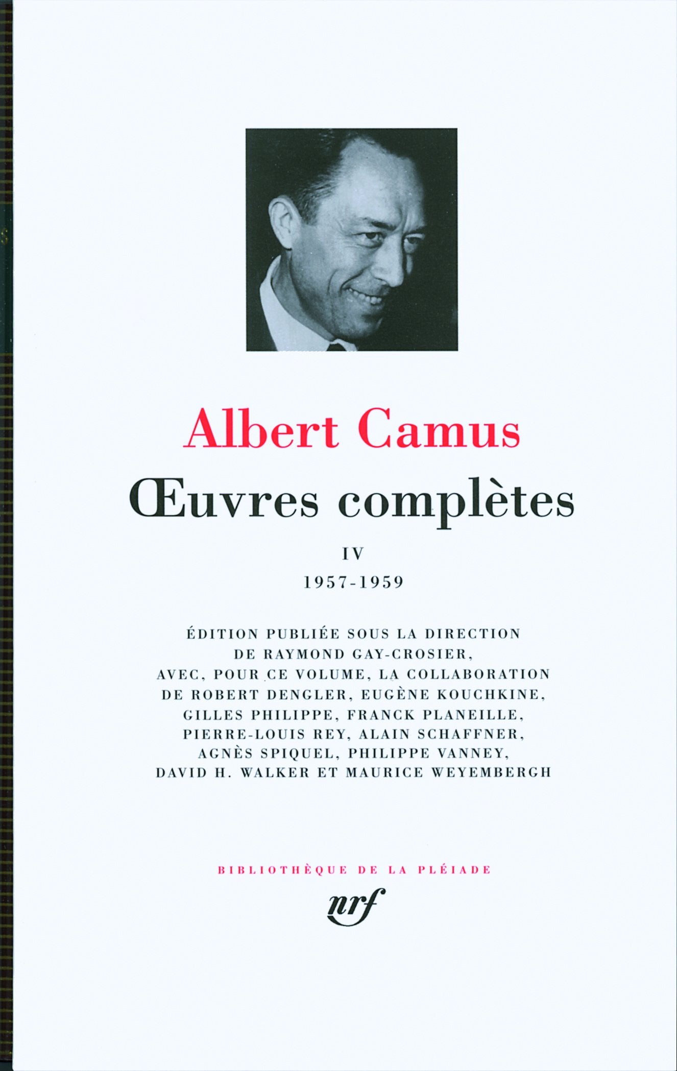 Œuvres complètes (Tome 4-1957-1959) 9782070117055