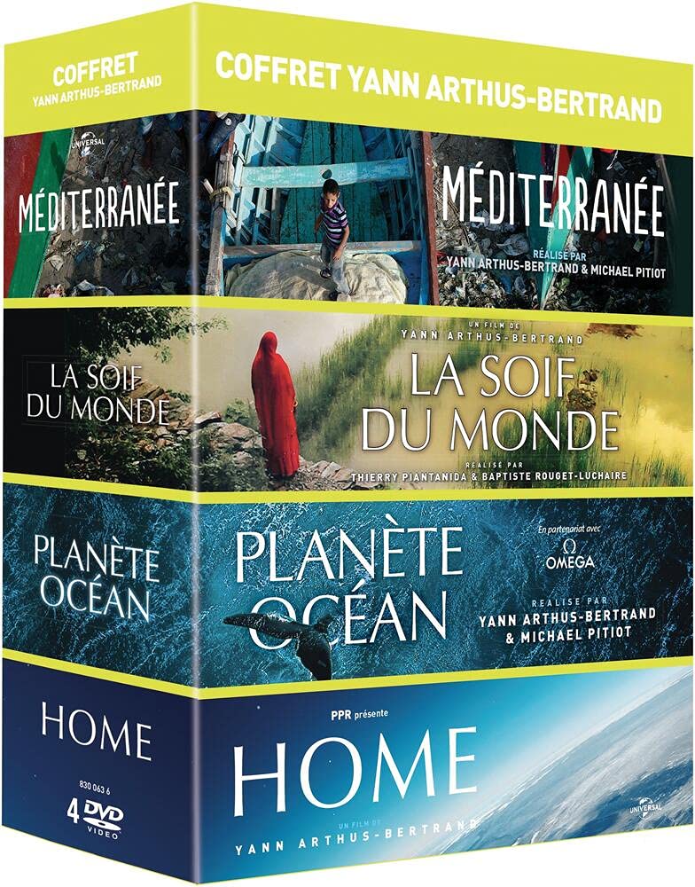 Coffret Yann Arthus-Bertrand - Planète Océan + La soif du monde + Home + Méditerranée, notre mer à tous 5053083006365