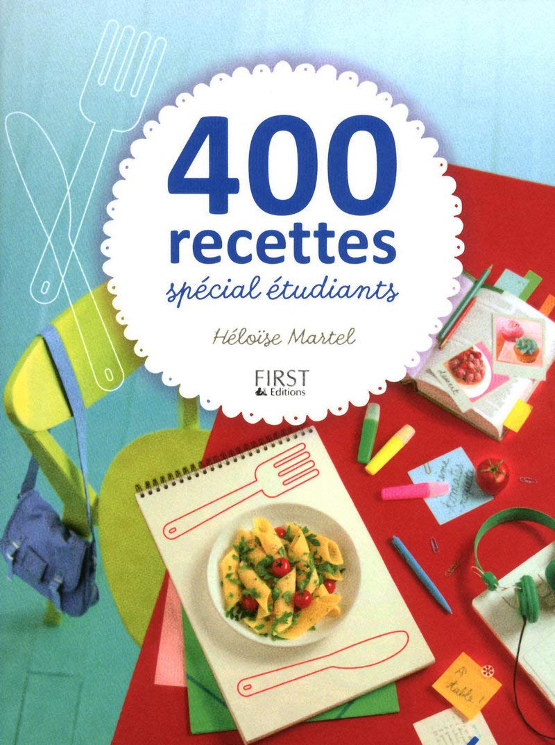 400 recettes spécial étudiants 9782754017473