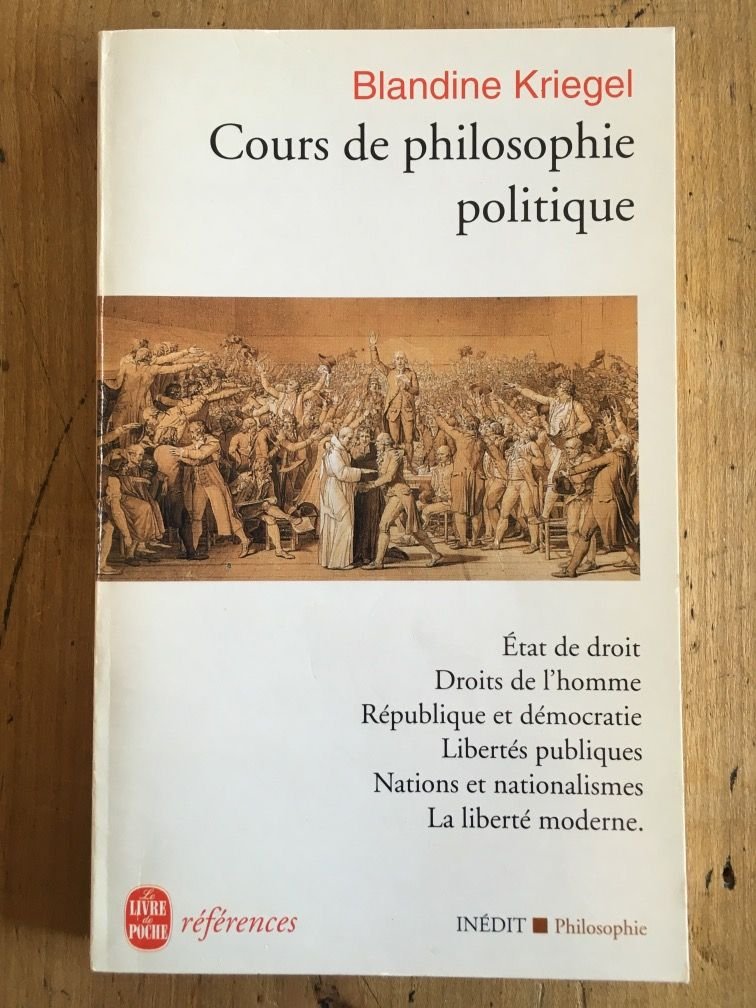 Cours de philosophie politique 9782253905356