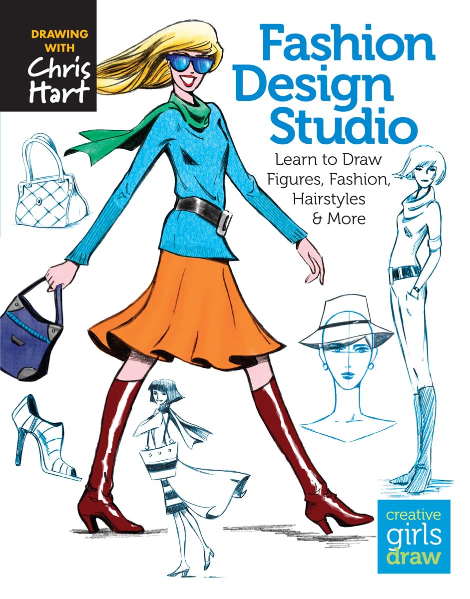 Fashion Design Studio: Learn to Draw Figures, Fashion, Hairstyles & More. 9781936096626