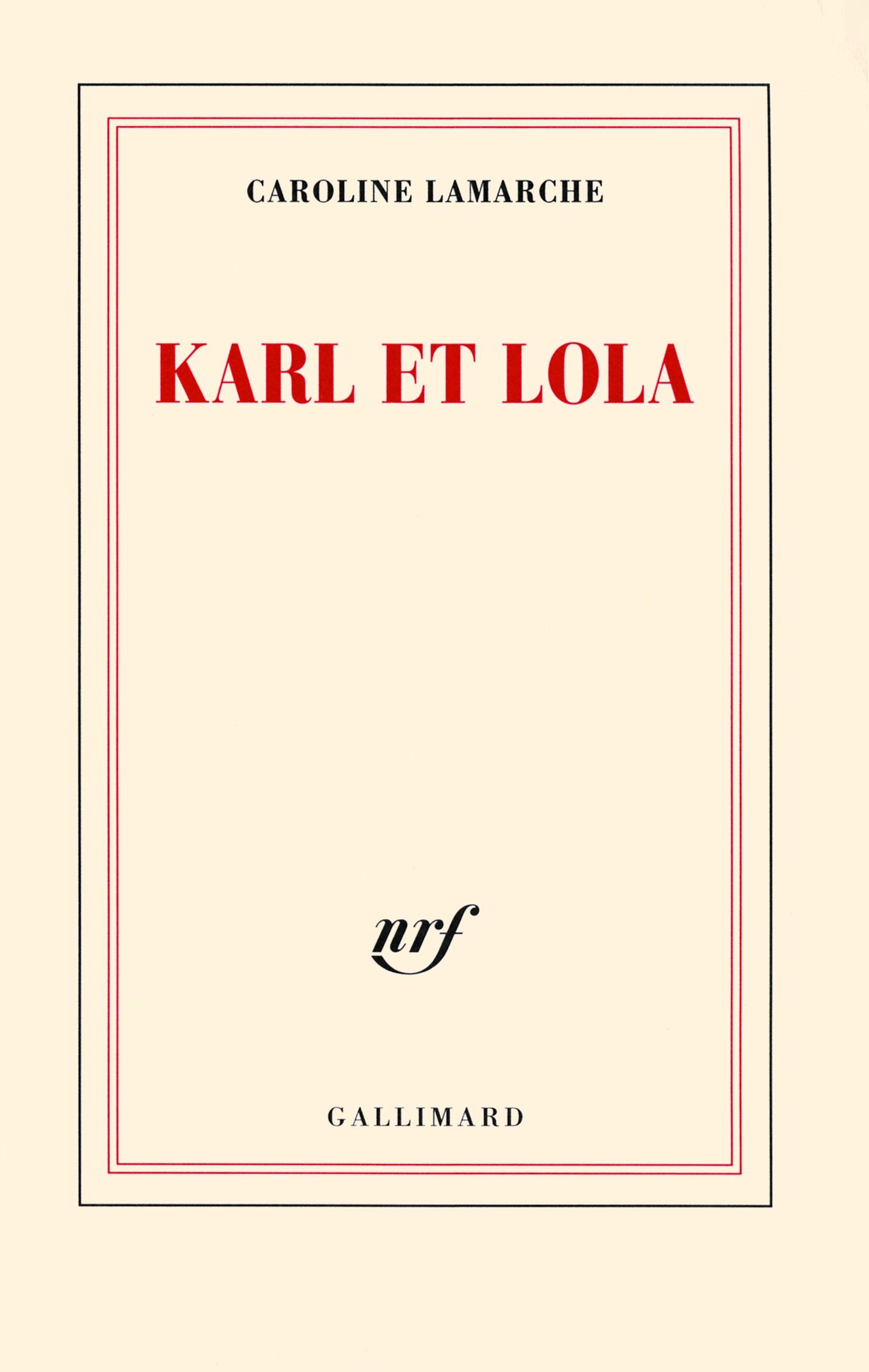 Karl et Lola 9782070784189