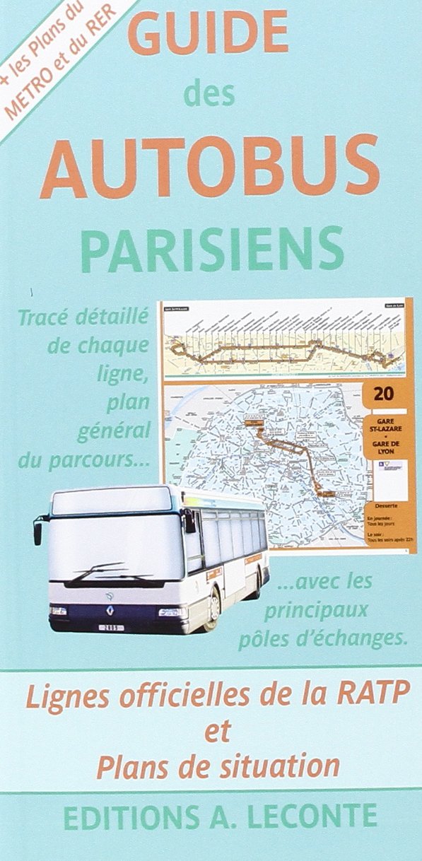 Guide des autobus parisiens 3050810402003