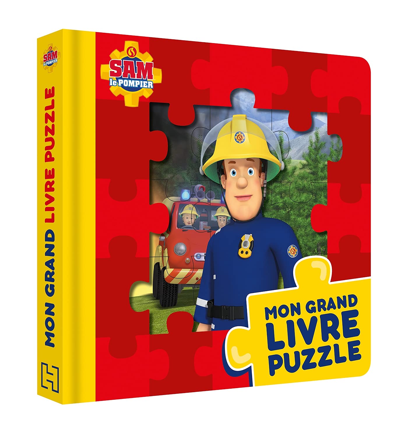 Sam le pompier - Mon grand livre puzzle 9782017133902