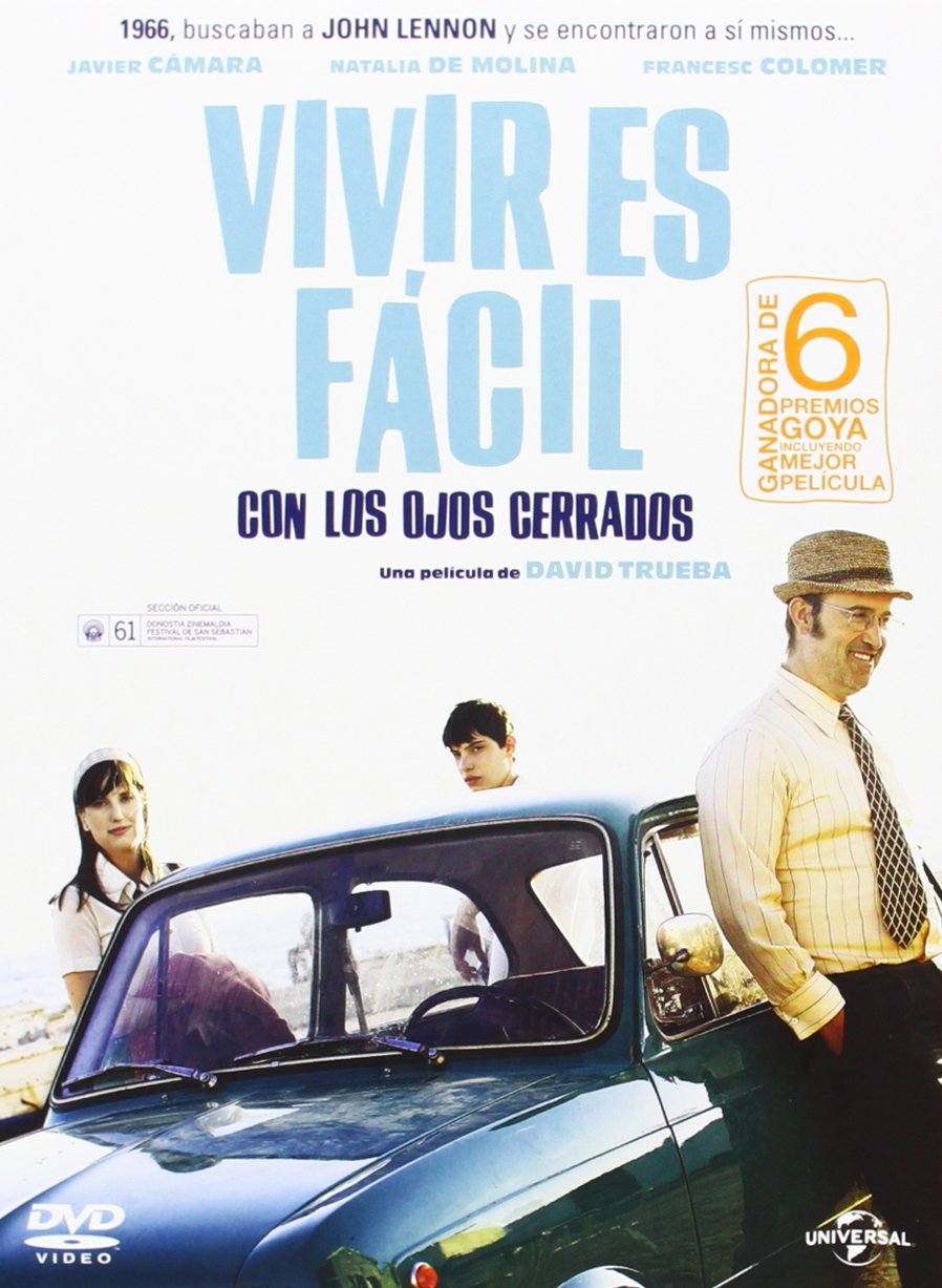 Vivir Es Fácil Con Los Ojos Cerrados (Import Dvd) Francesc Colomer; Javier Cám 8414906882226