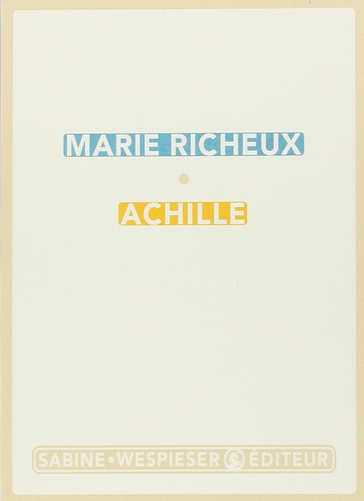 Achille 9782848051796