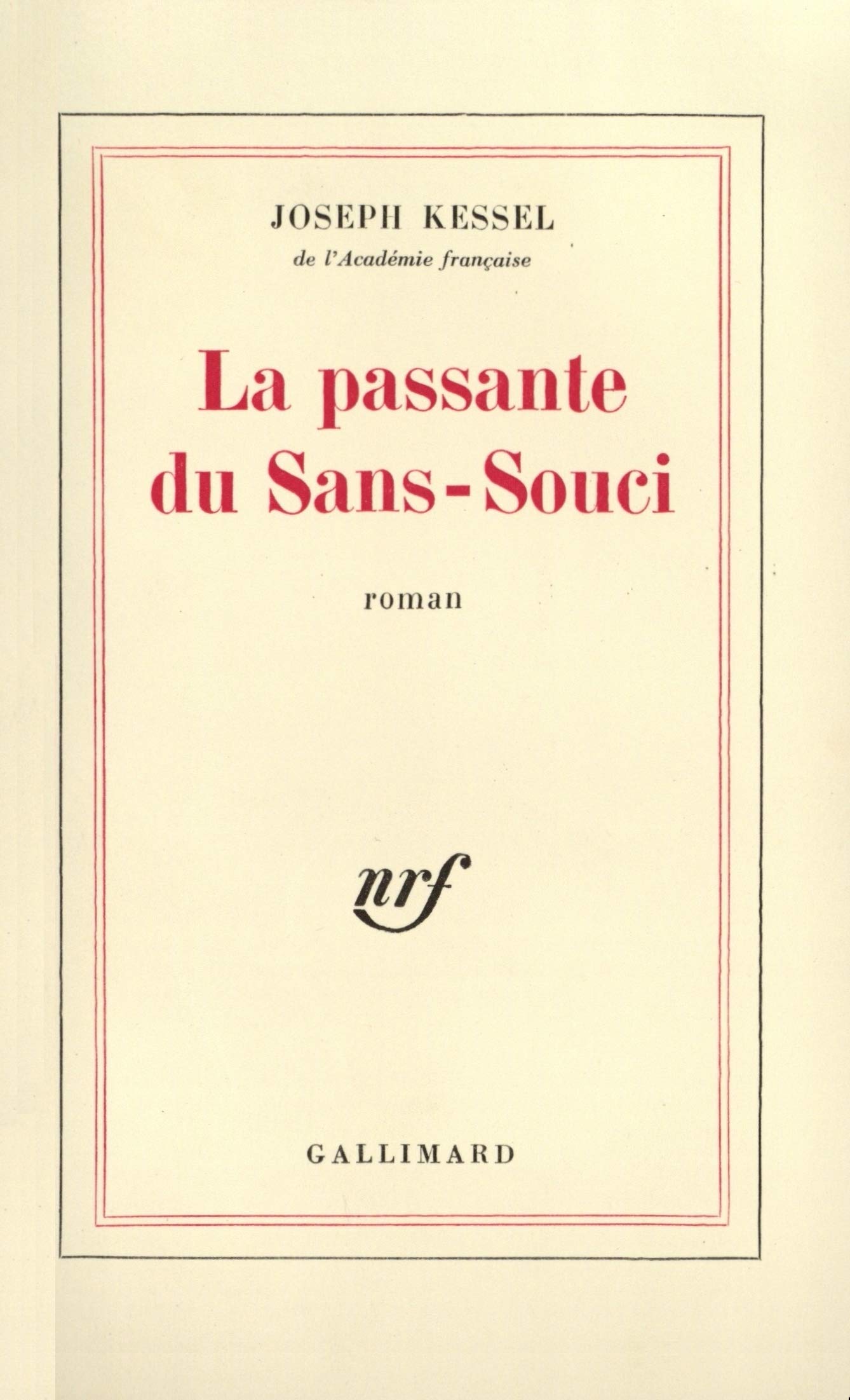 La passante du Sans-Souci 9782070235704