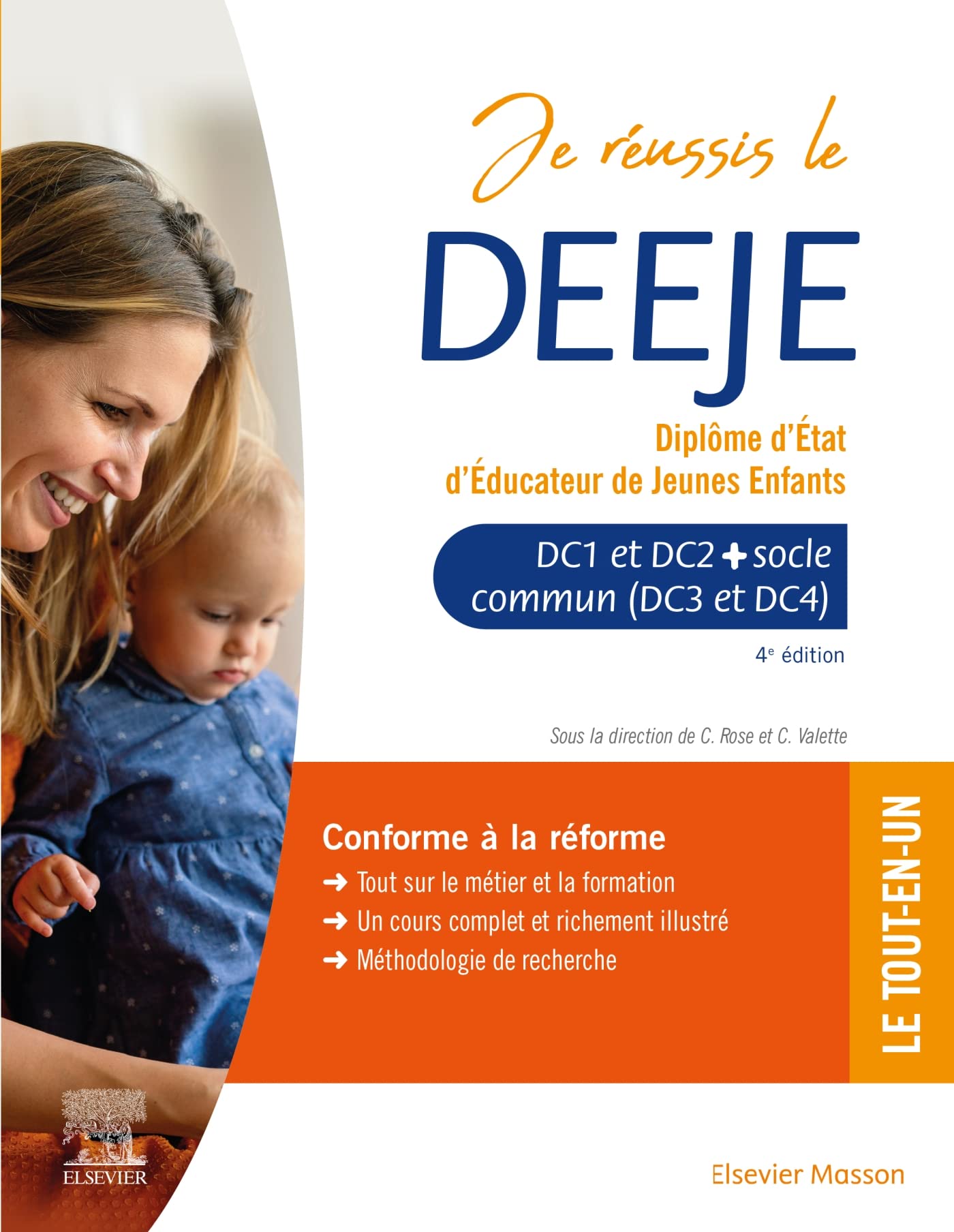 Je réussis le DEEJE. Diplôme d'État d'éducateur de jeunes enfants: Socle commun + option 9782294777547