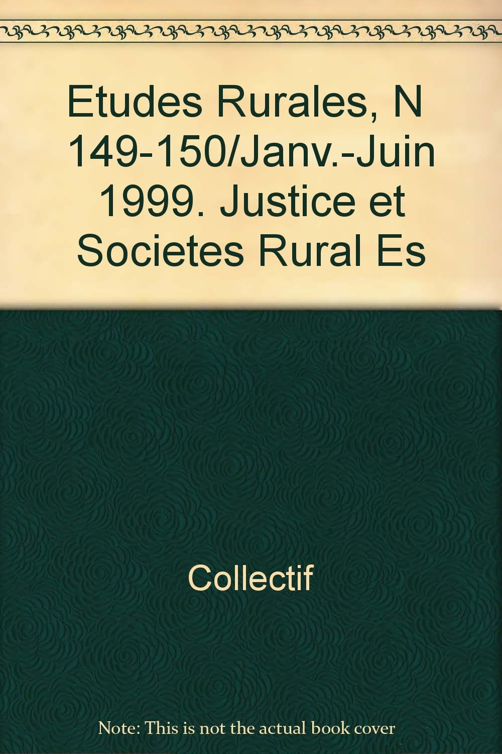 Justice et sociétés rurales 9782713213472