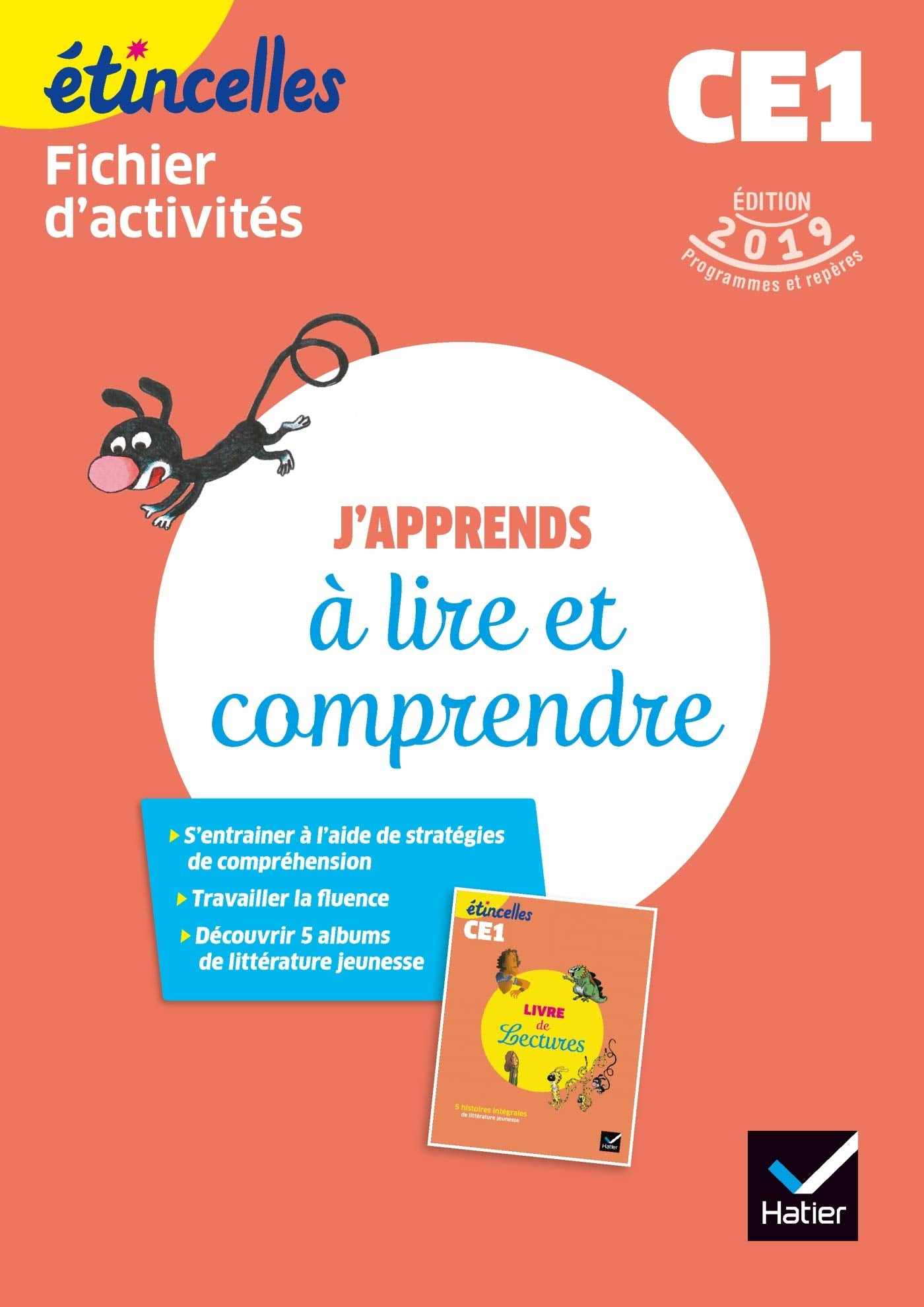 Etincelles - Français CE1 Ed. 2019 - J'apprends à lire et comprendre - Fichier d'activités 9782401053342