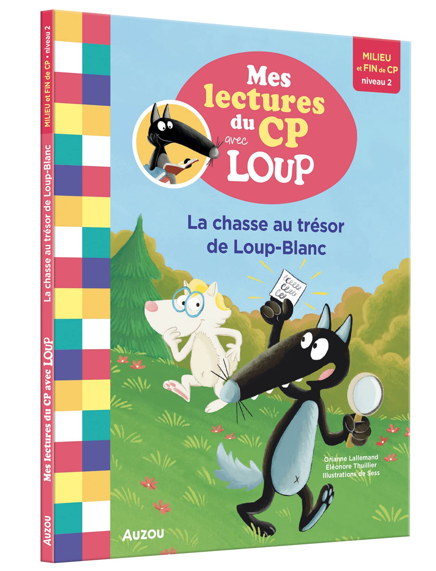 Mes lectures du cp avec loup - la chasse au trésor de loup-blanc 9791039503433